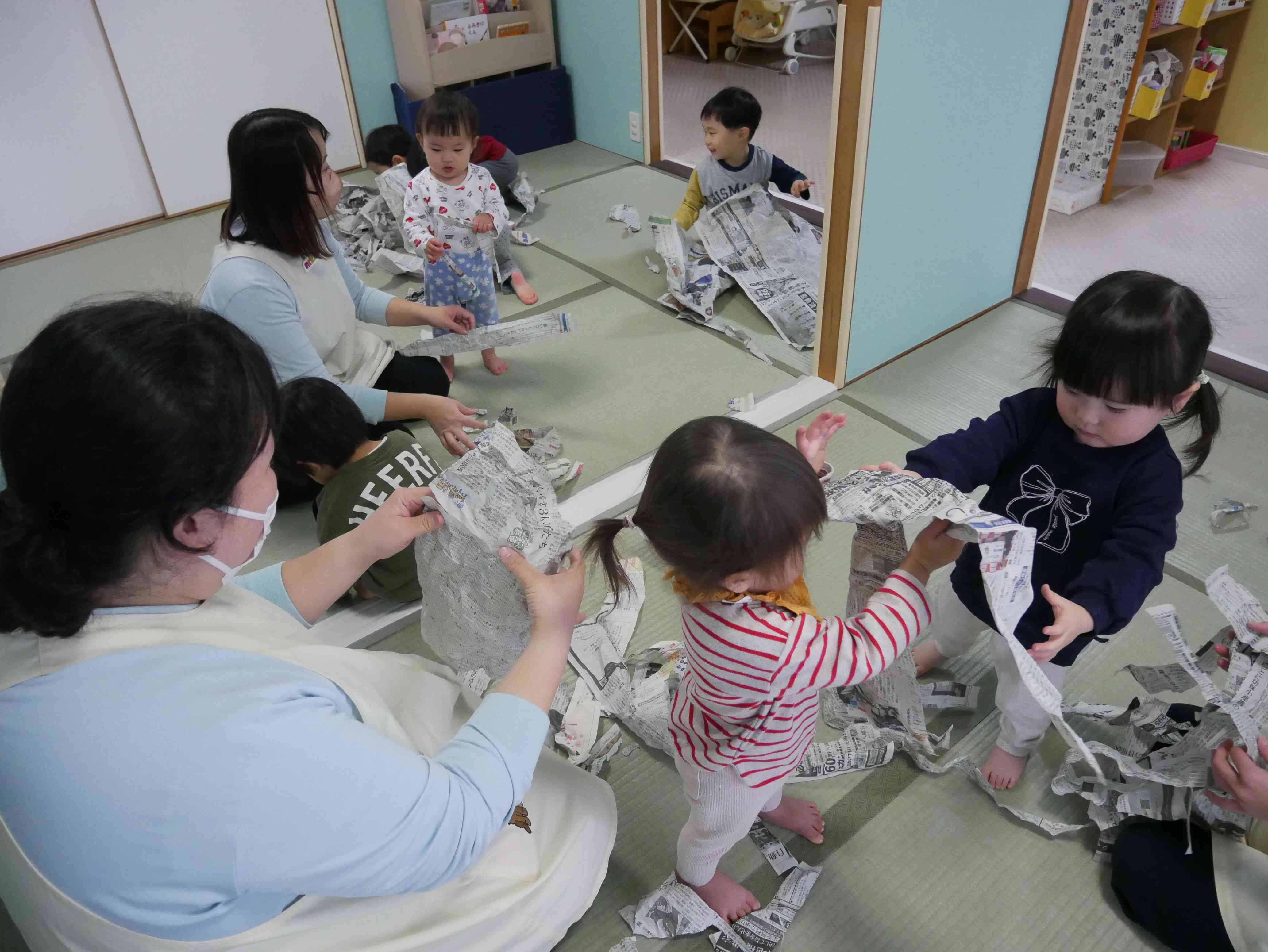 びりびり、ぐしゃぐしゃ!