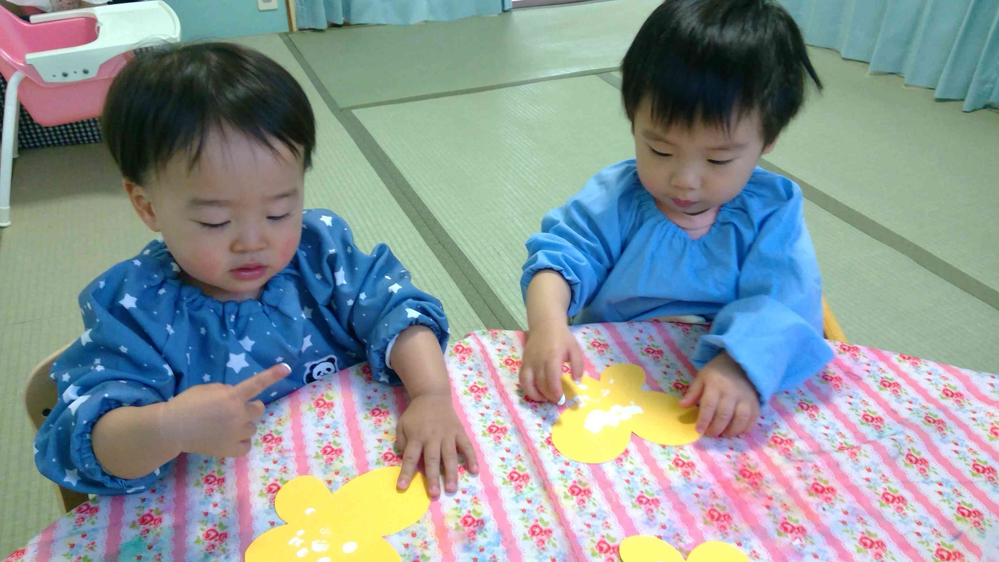 春の製作（1歳児）