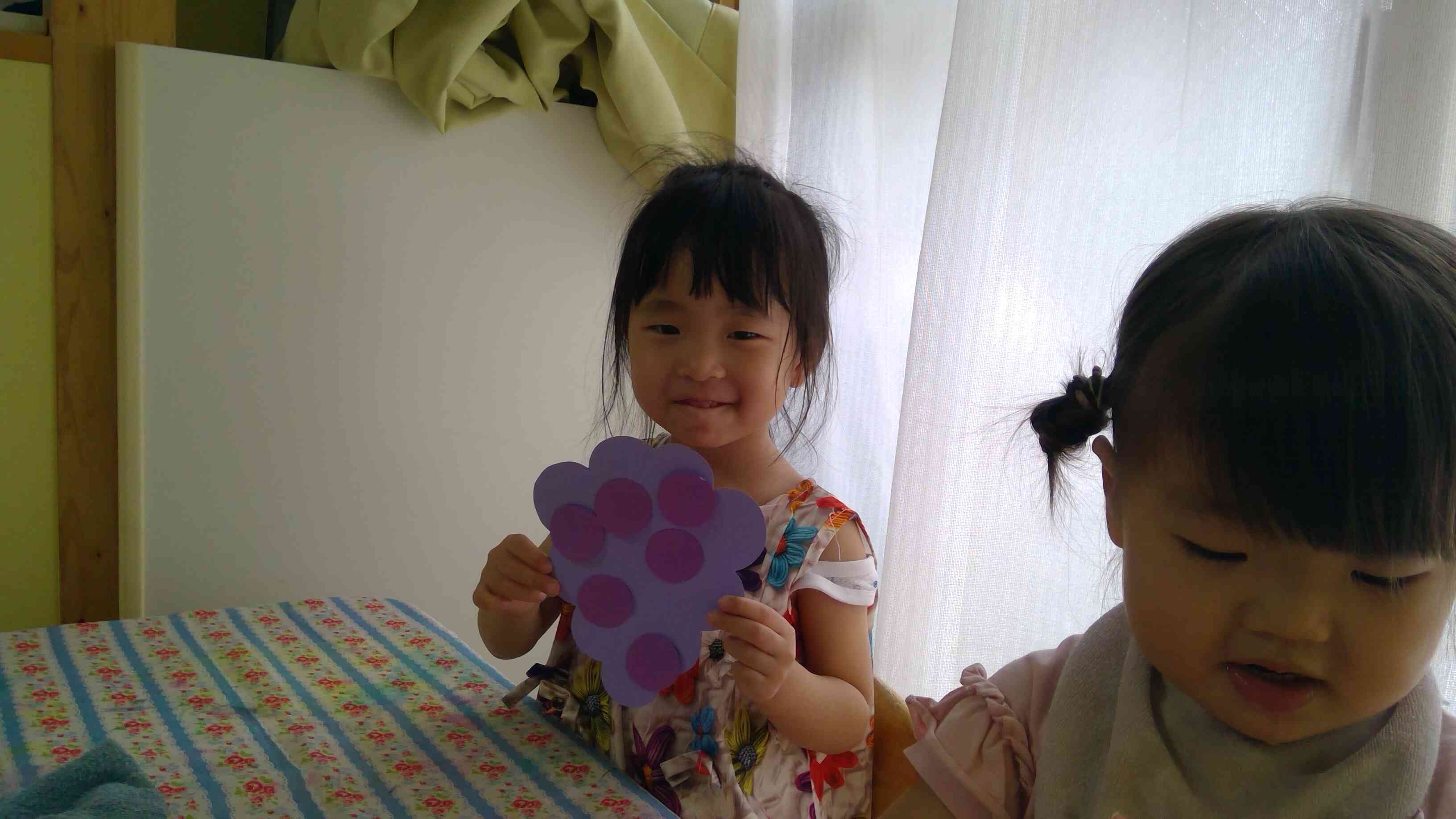 ぶどう製作（1、2歳児）