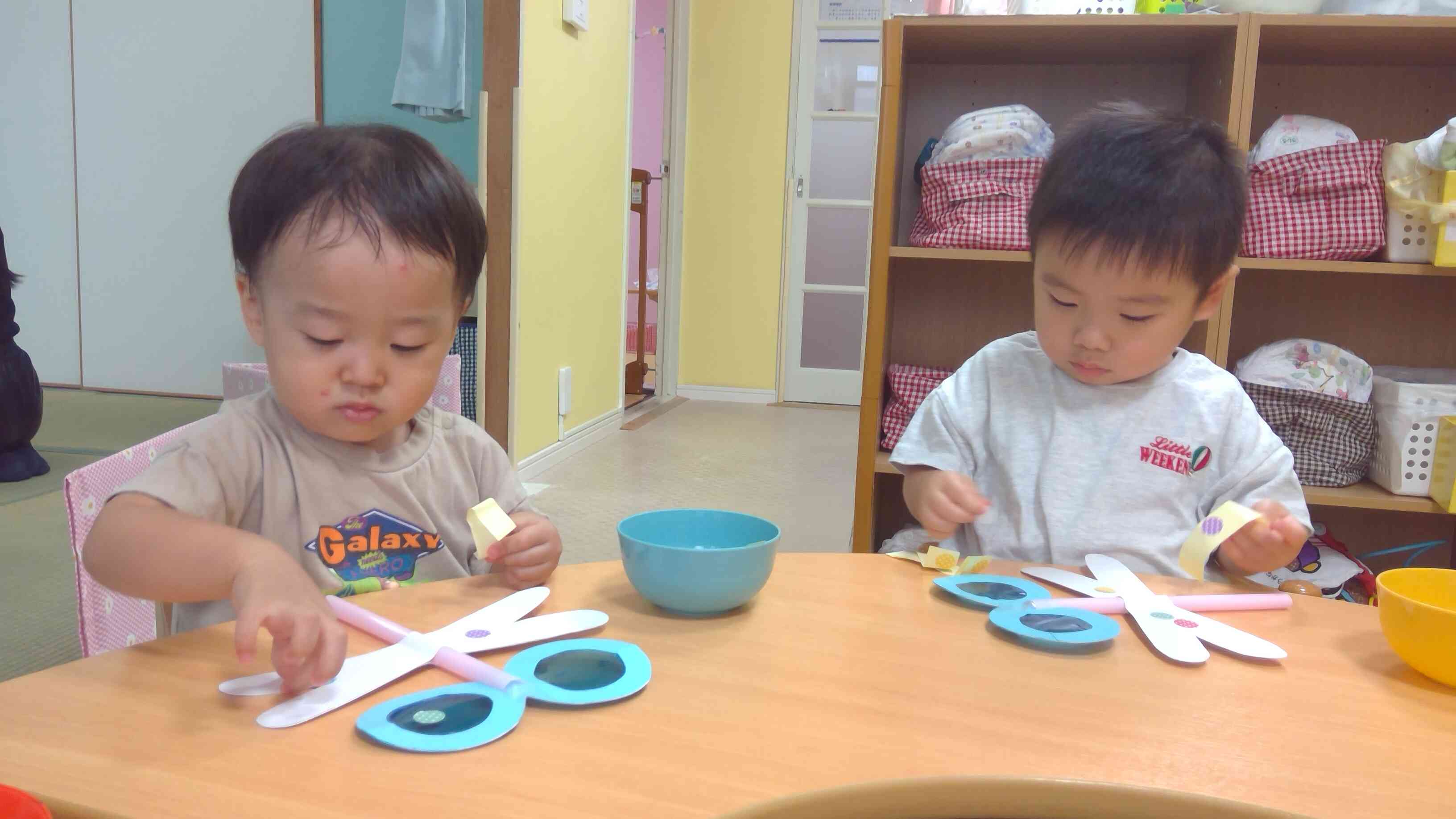 秋の製作（1歳児）