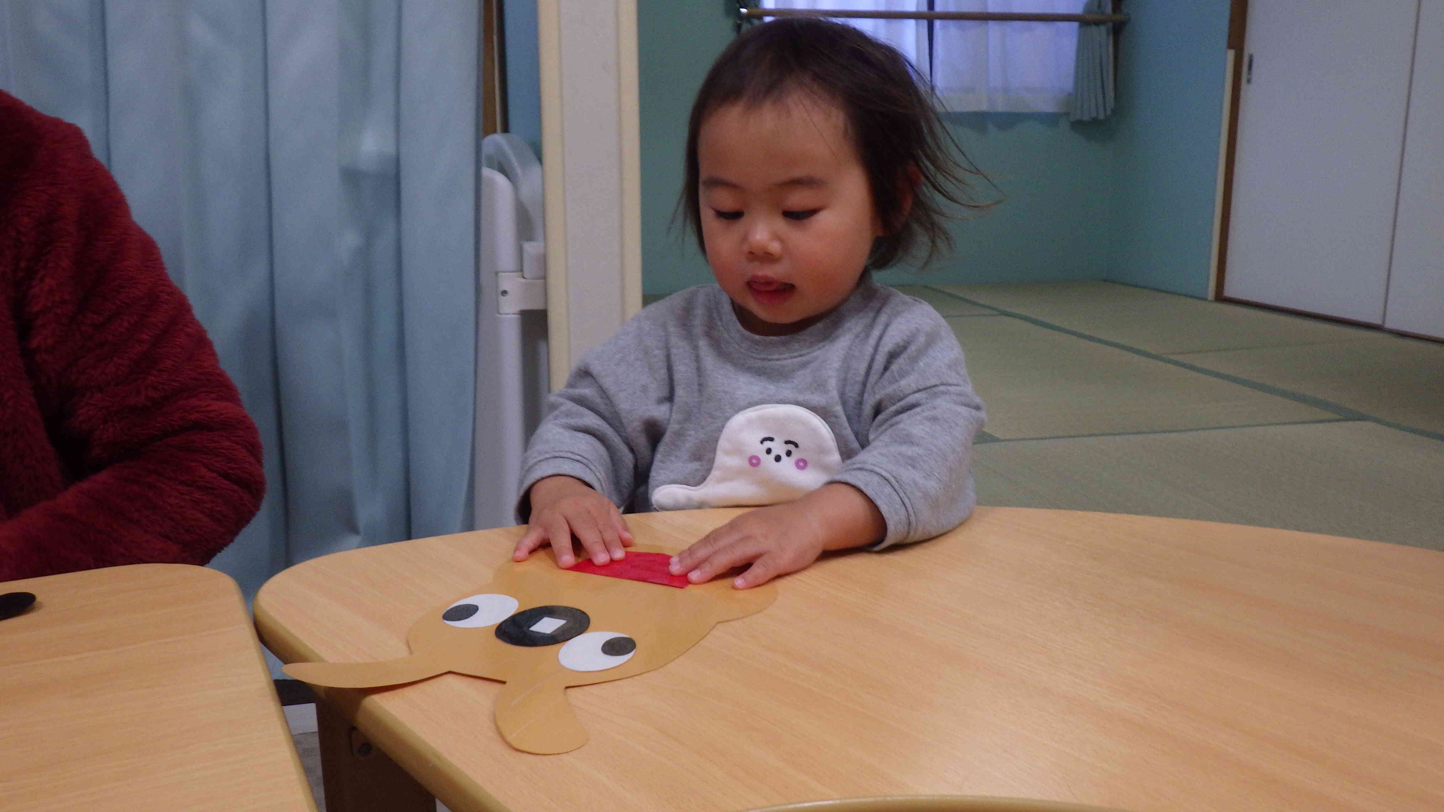 おもしろい顔になった！