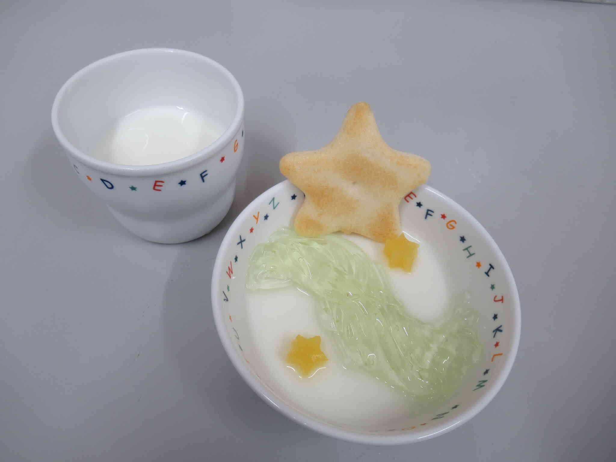 おやつは、天の川ゼリーです☆