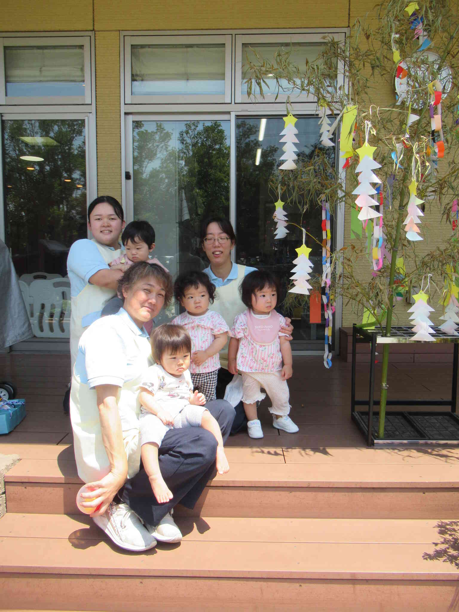 新しいお友達も仲間入りした　すみれ組（0歳児）