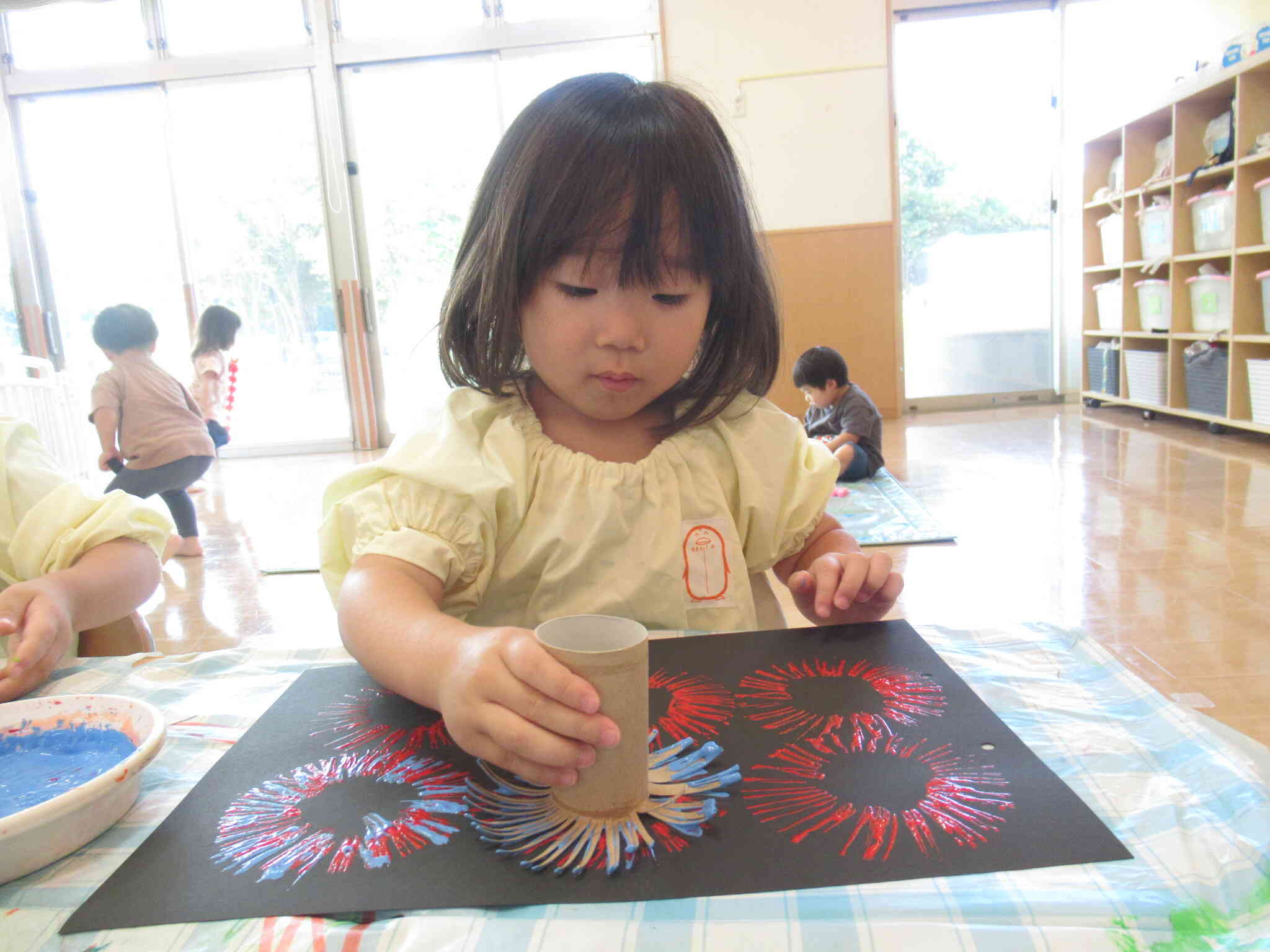 ここにもペタッ♪