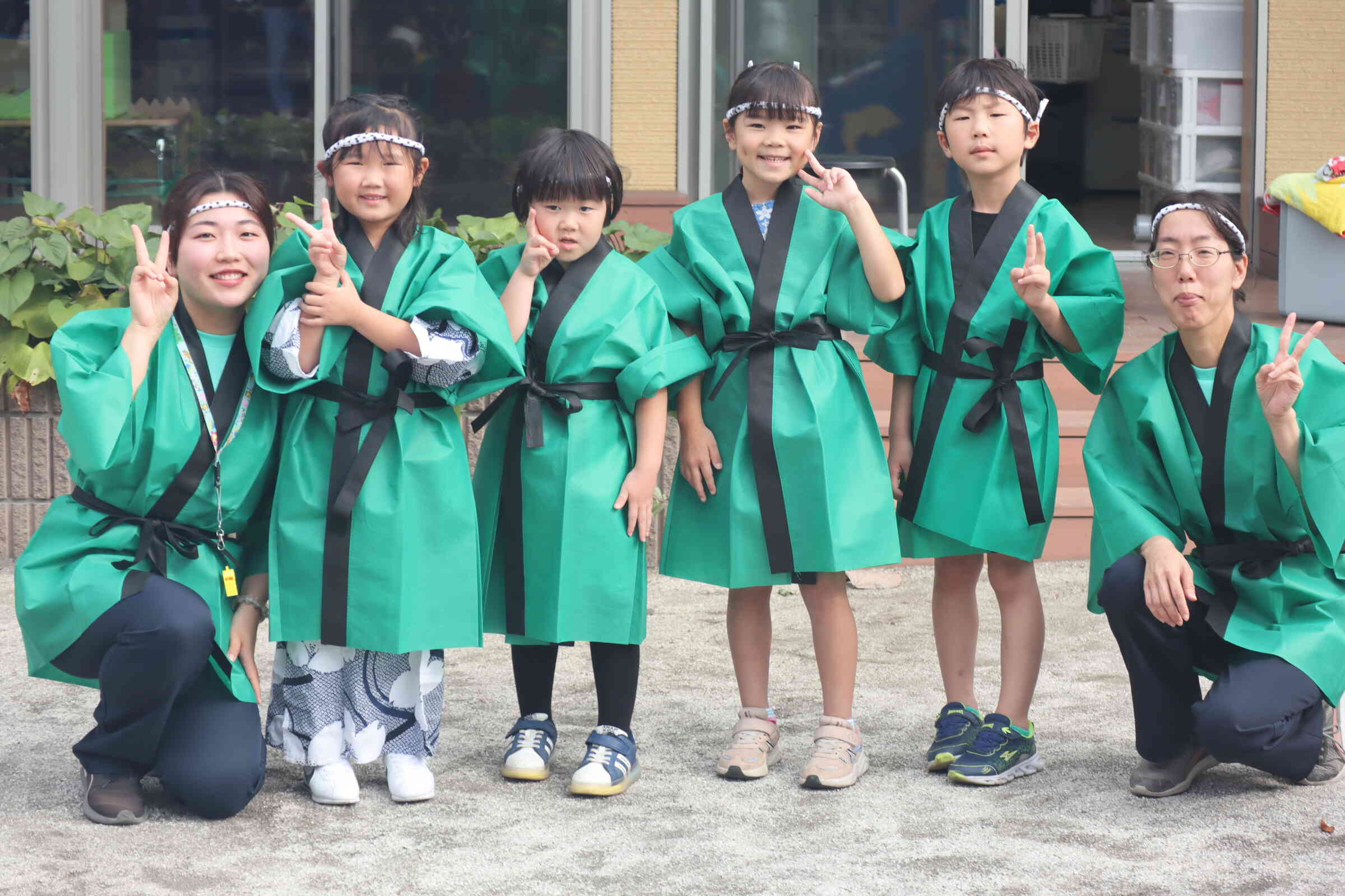 楽しかった秋祭り‼　おみこしわっしょい‼　さくら組（５歳児）