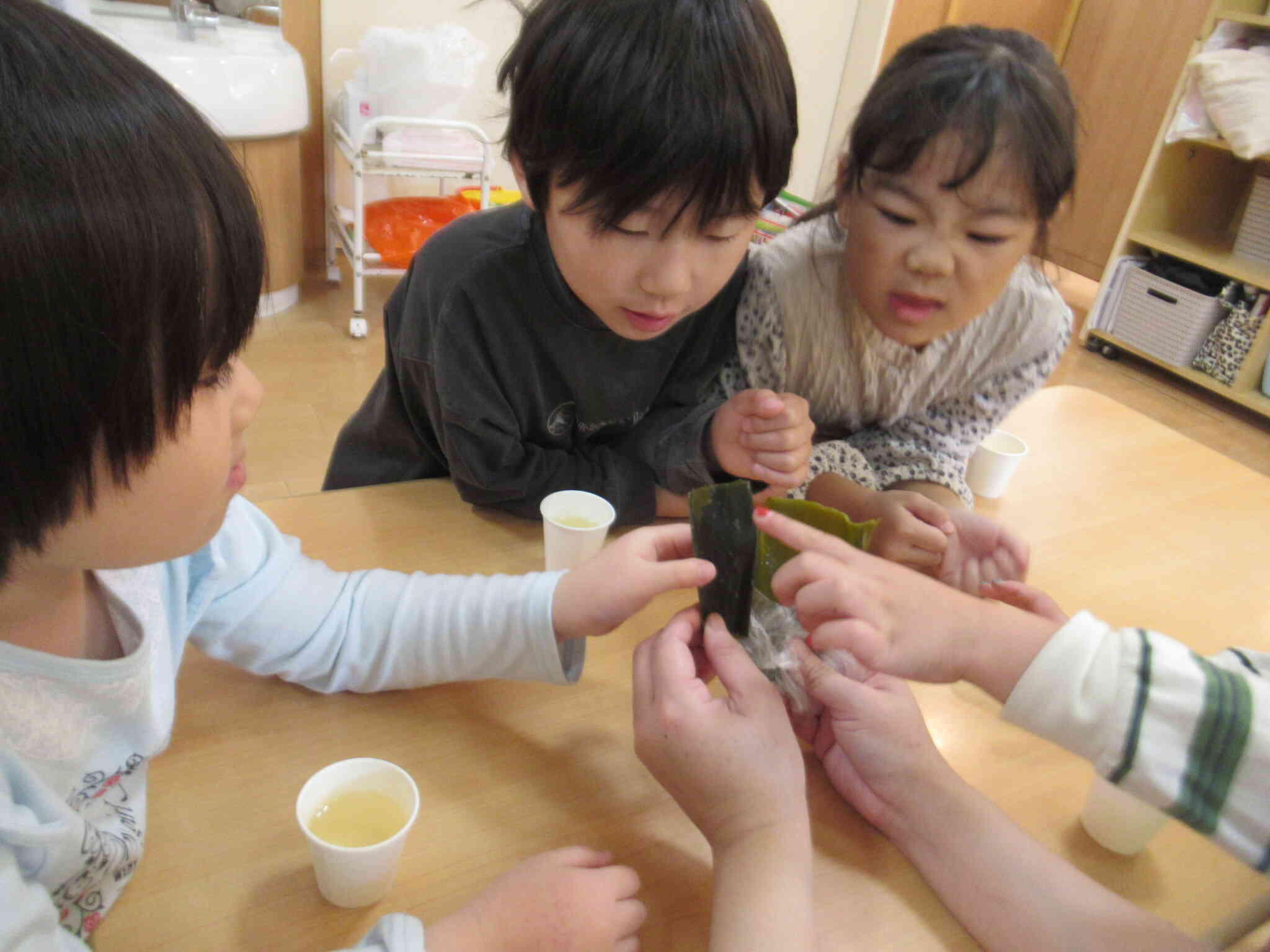 こんぶも触ってみた！