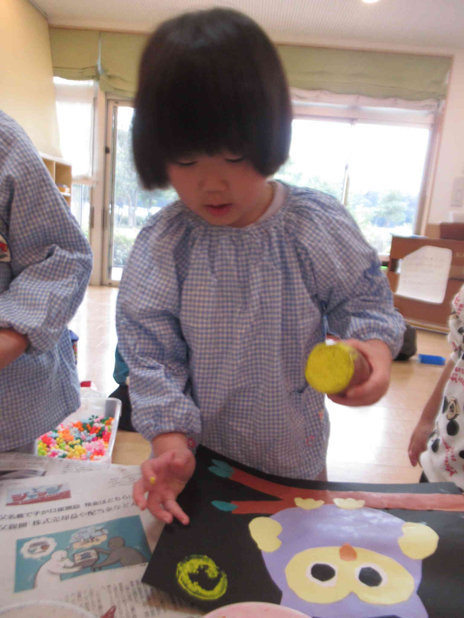 私も上手に満月を作ることができました♪