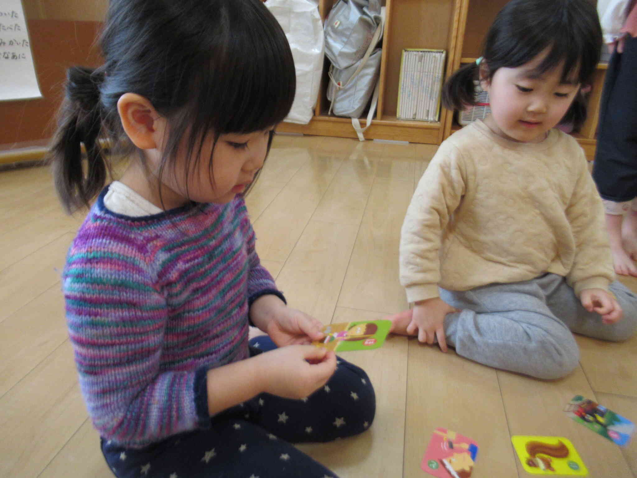 自分でとれたよ！(3歳児)