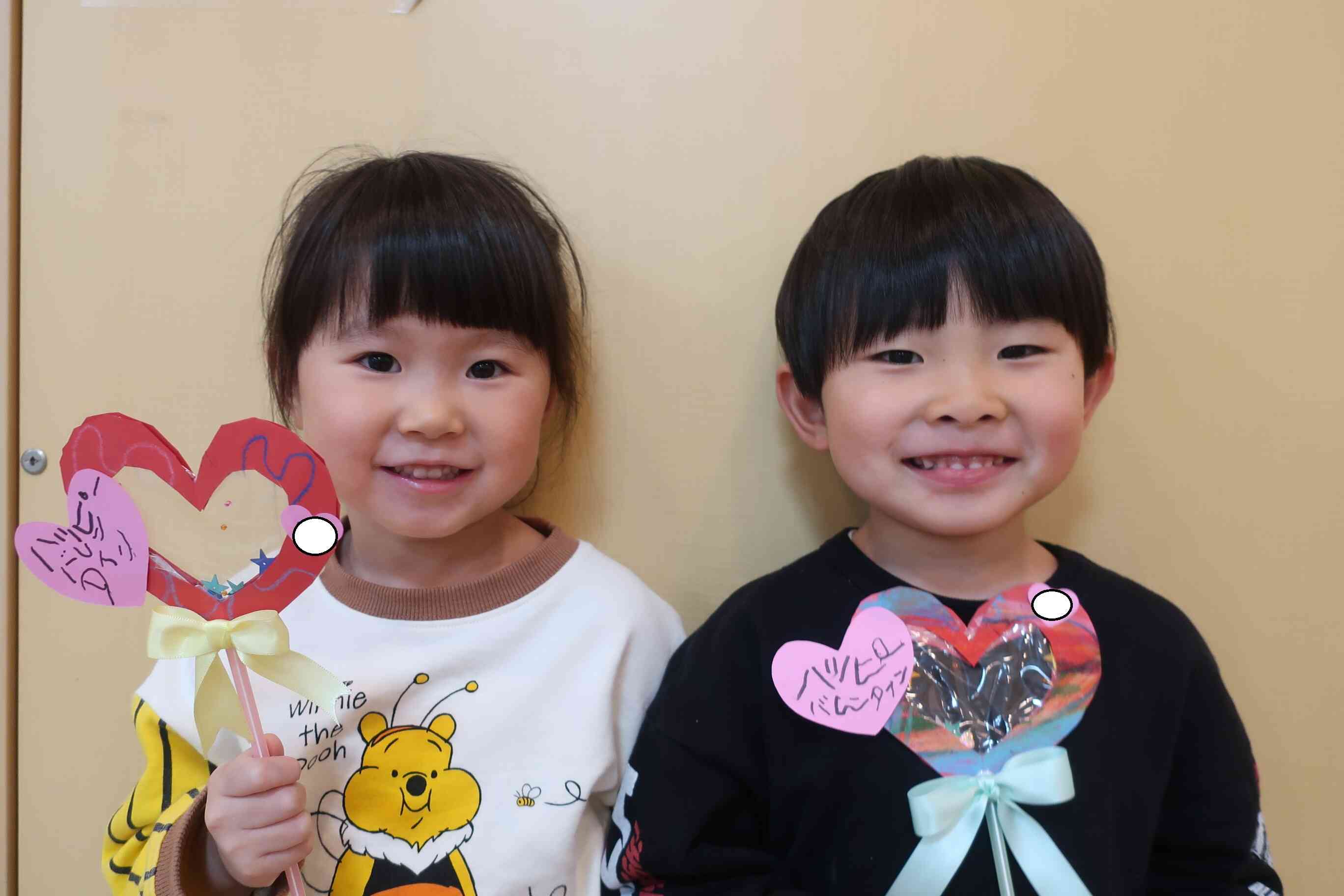 かわいくできたよ♡(4歳児)