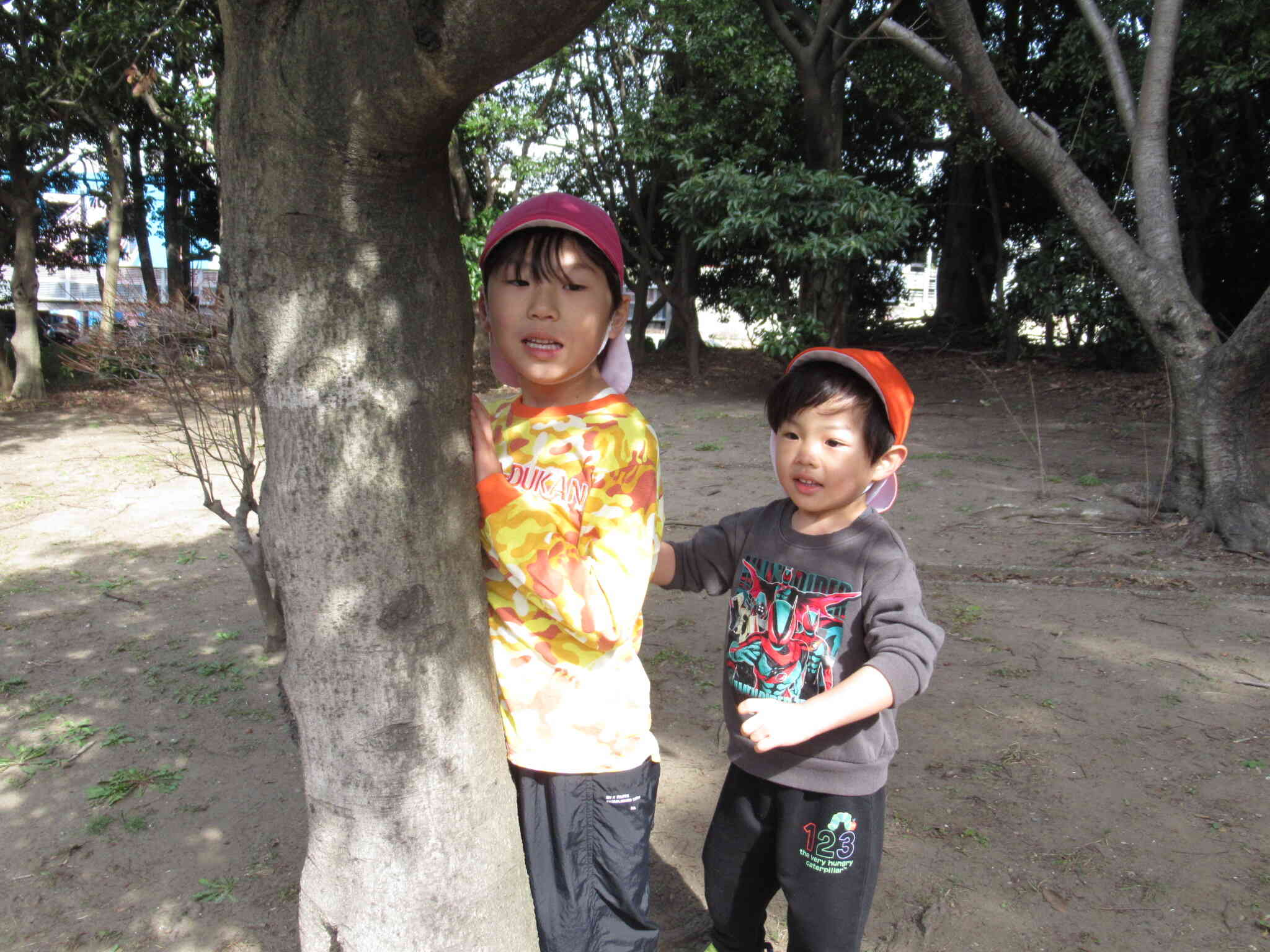 かくれんぼをしているのかな？(３歳児・５歳児)