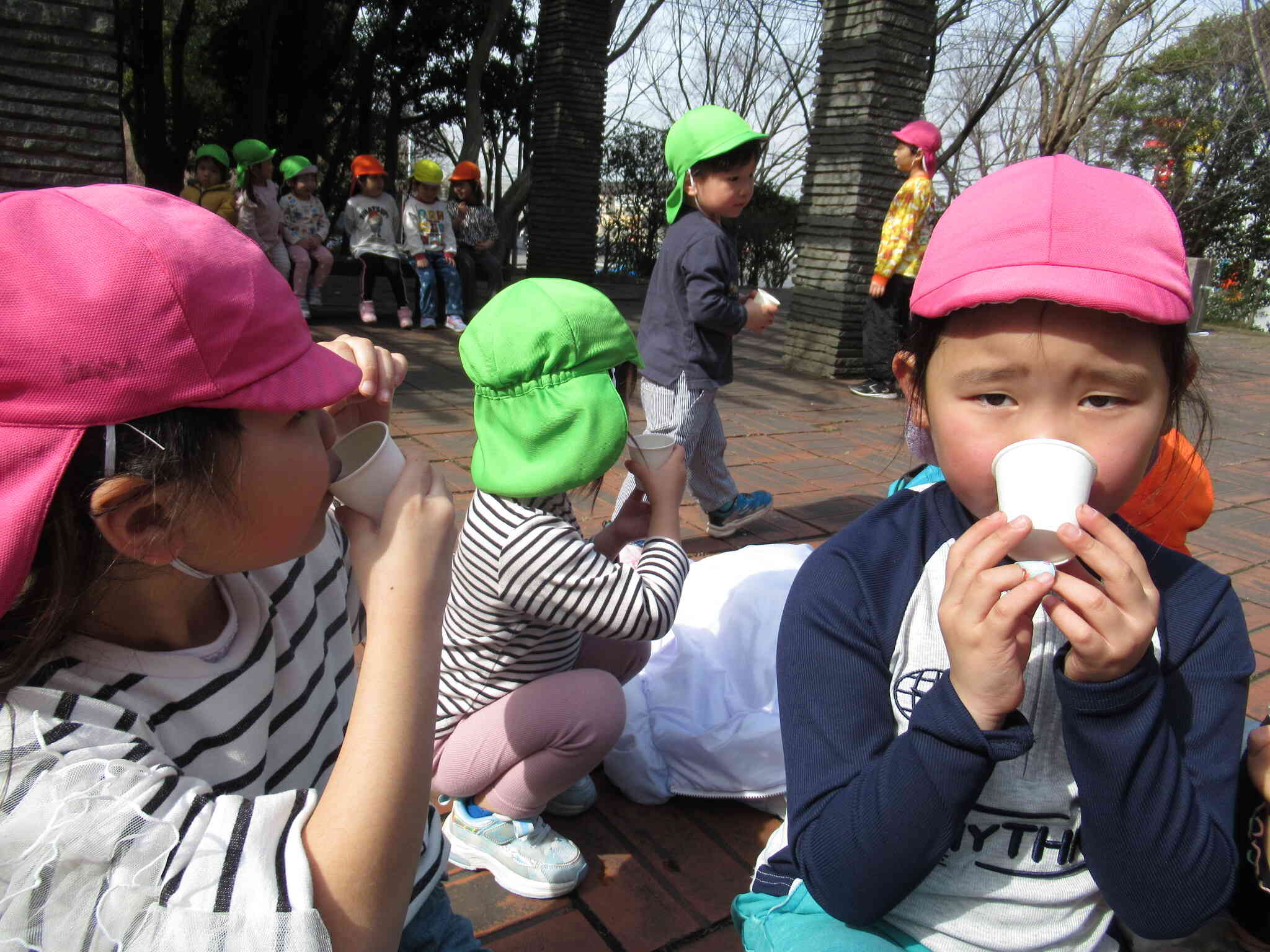 最後にしっかり水分補給！