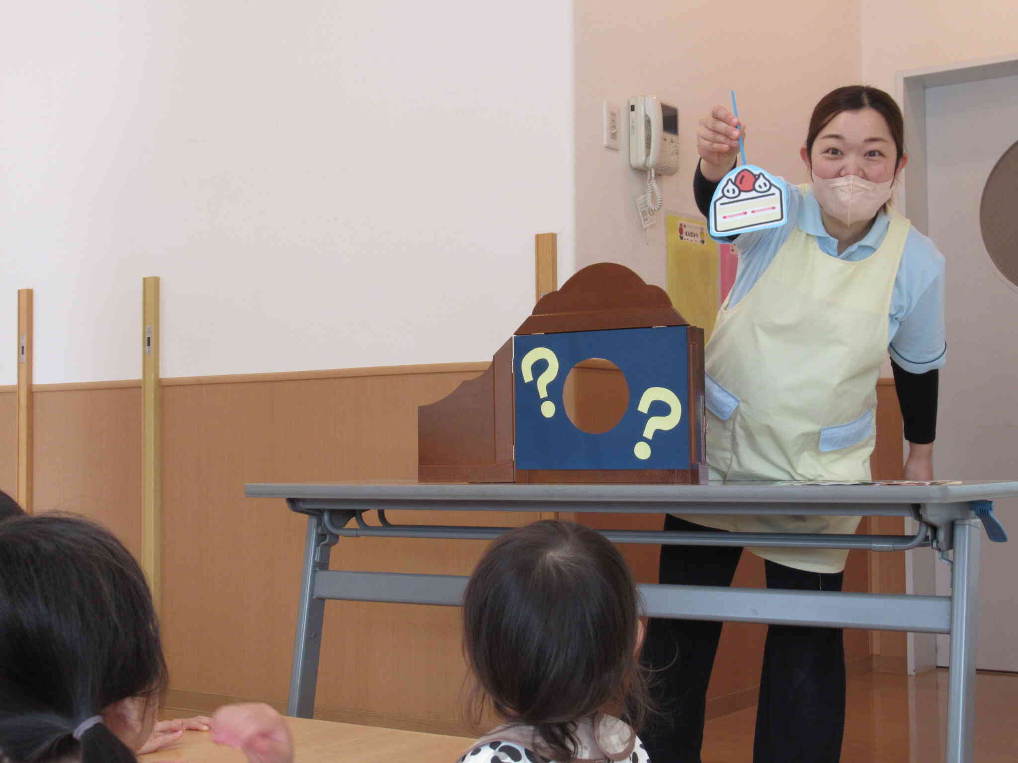 先生から進級のお祝いクイズ