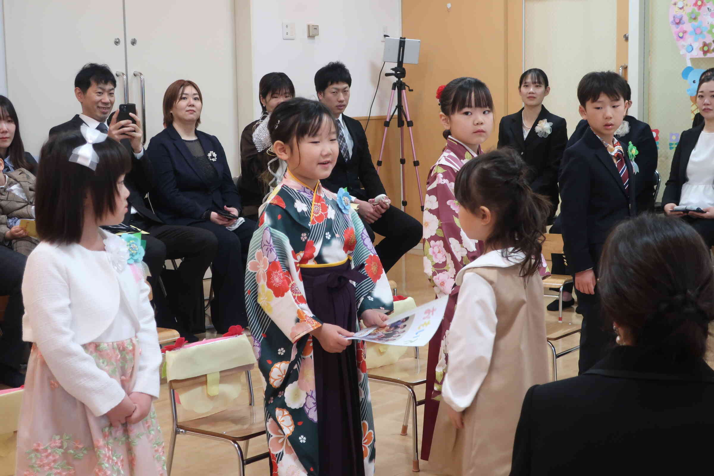 在園児さんからプレゼント。