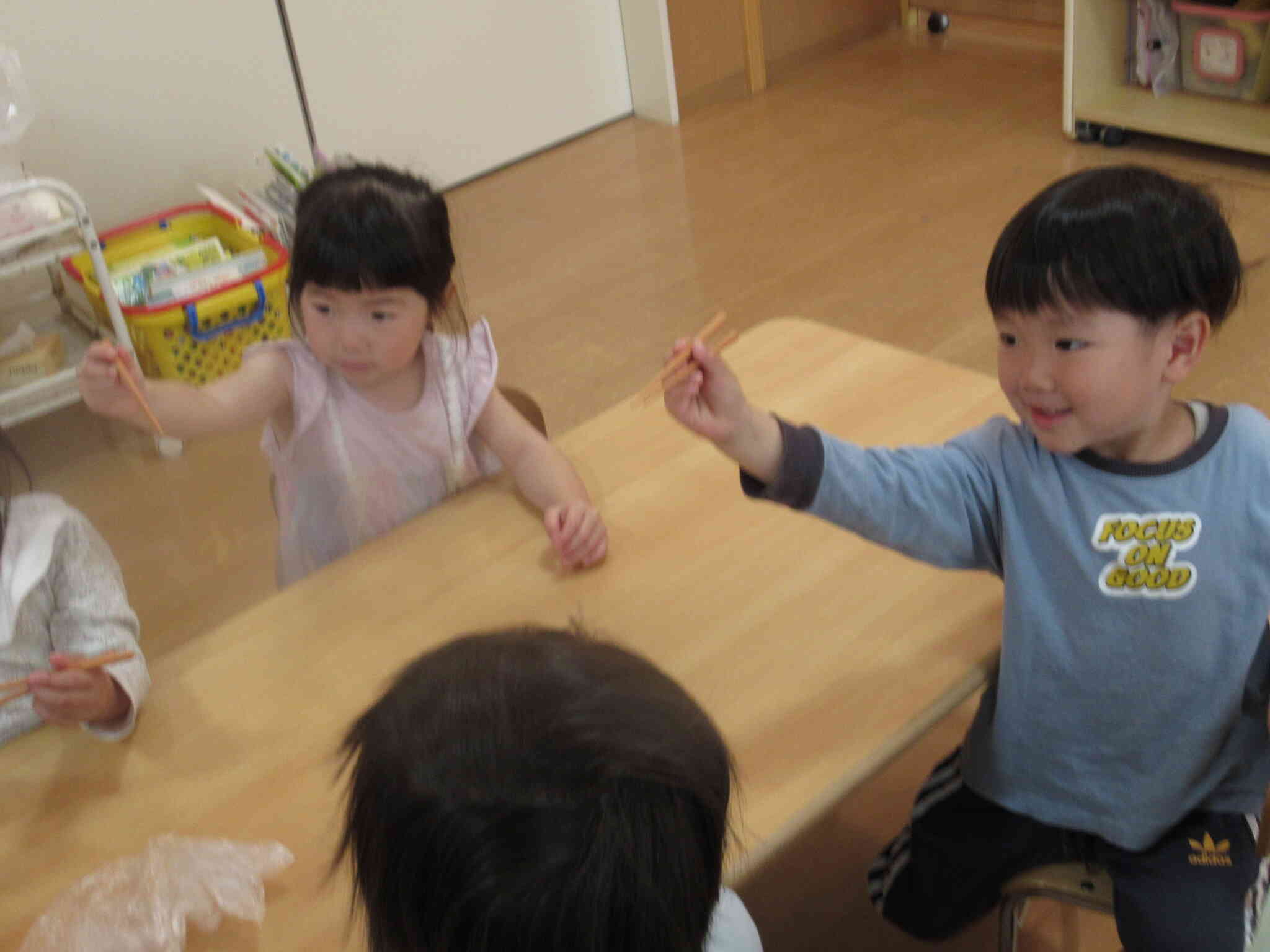 やる気満々３歳児‼