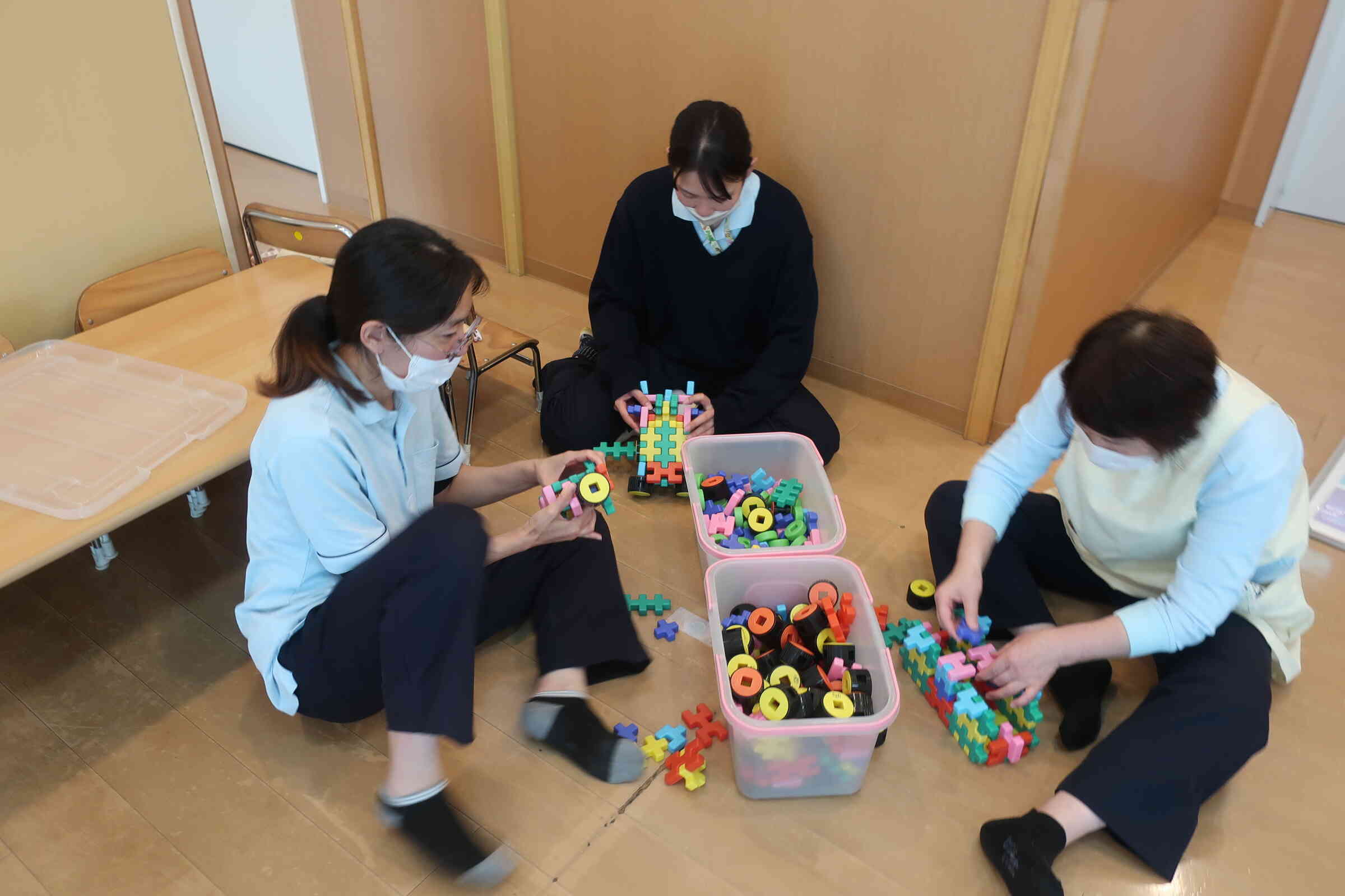 乗り物チームは・・・。