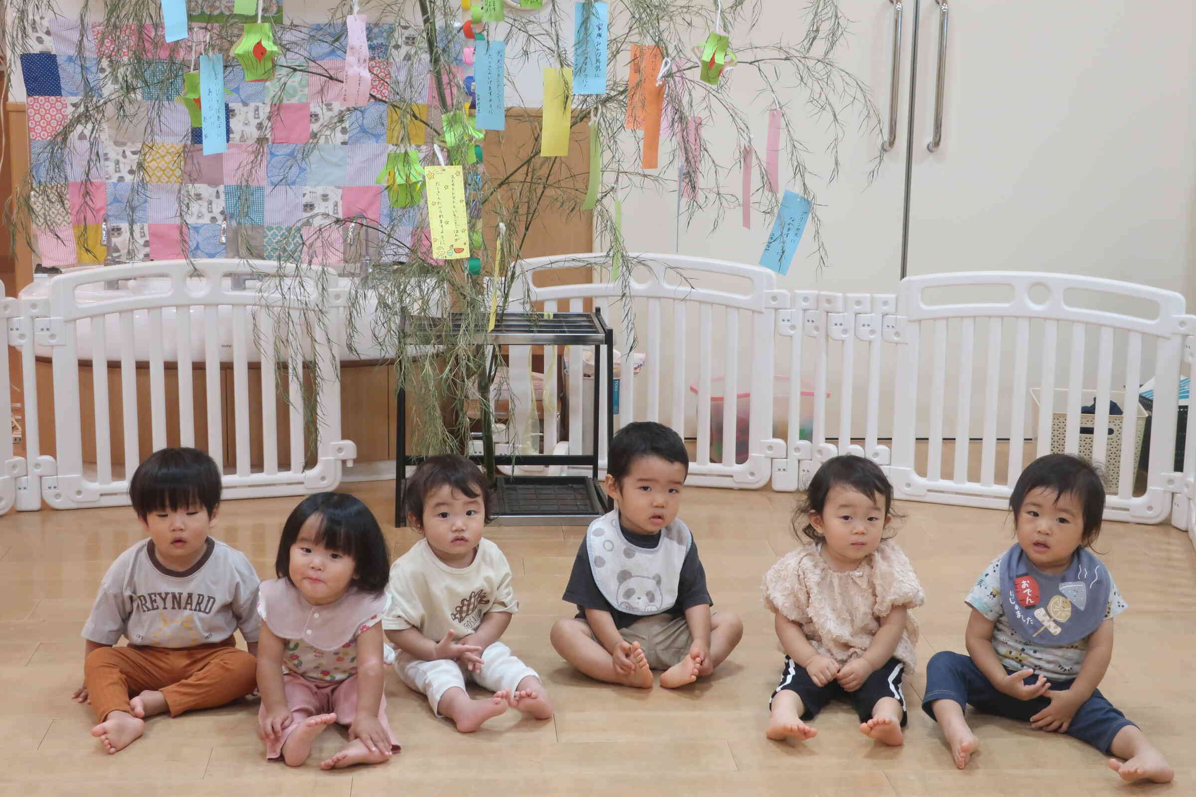 たんぽぽ1組さん（1歳児）お願い事が叶うと良いね。