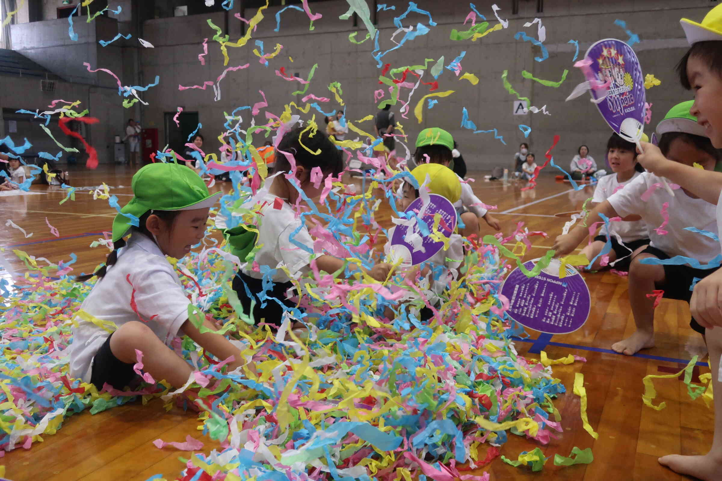 大風こい‼大風こい‼運動会にて　さくら組（3,4,5歳児）