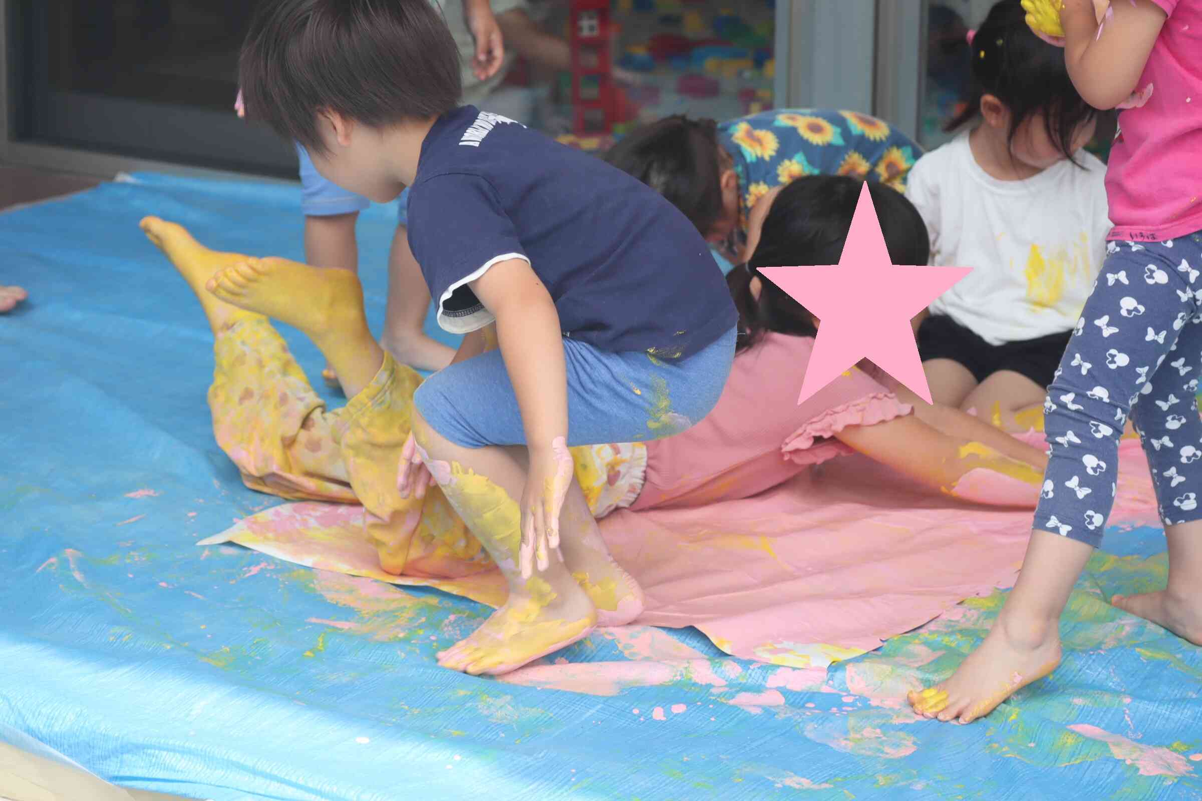 こちらもスライディング‼さくら組（3,4,5歳児）