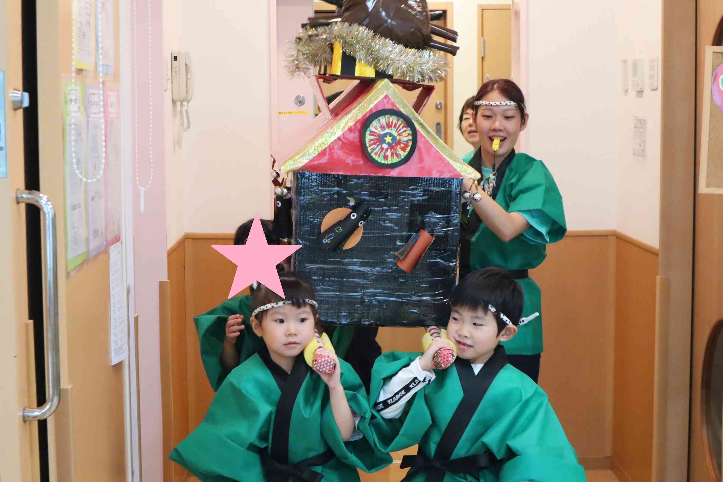 おみこしわっしょい‼　さくら組（5歳児）