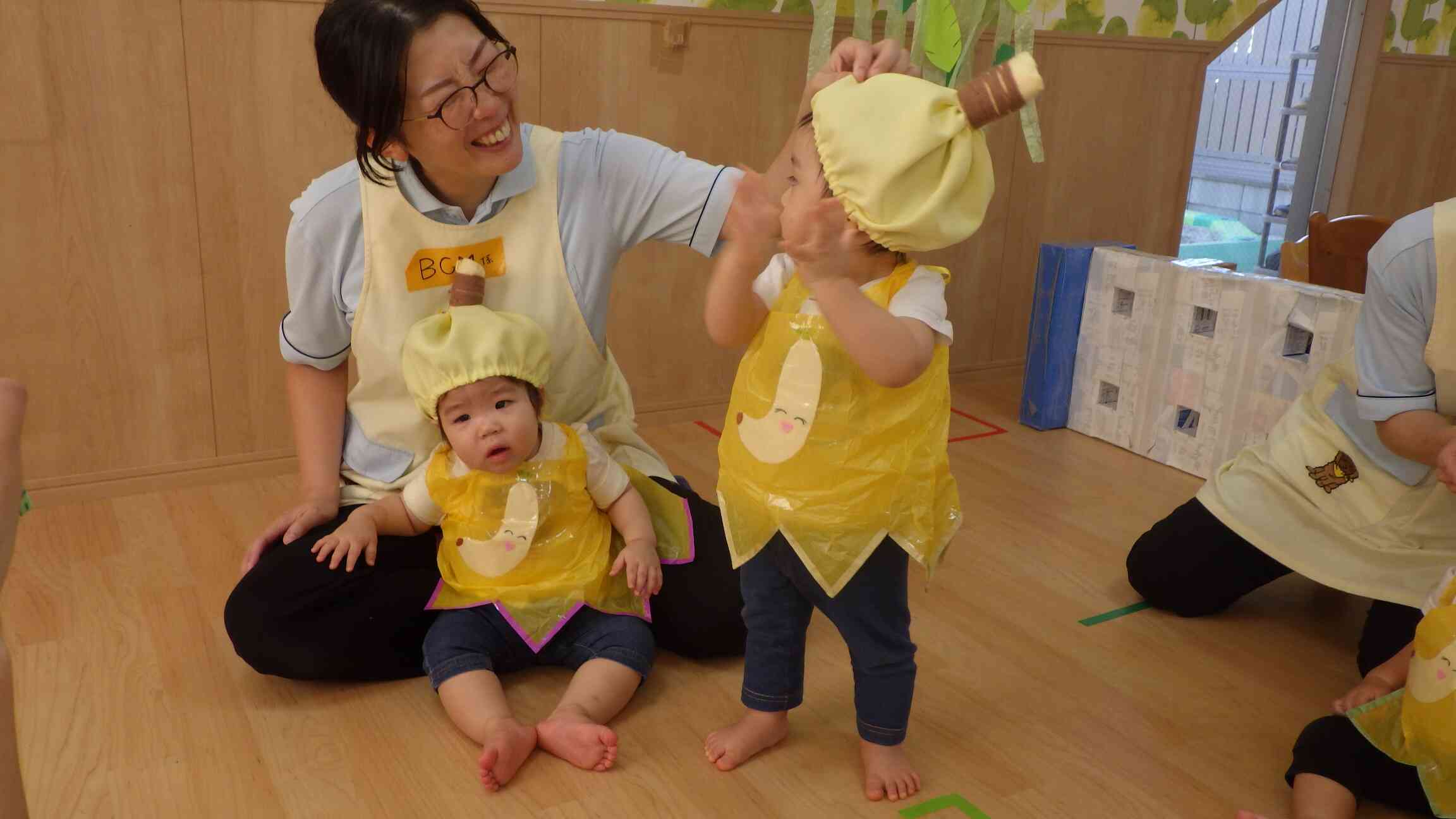 ０歳児さん運動会