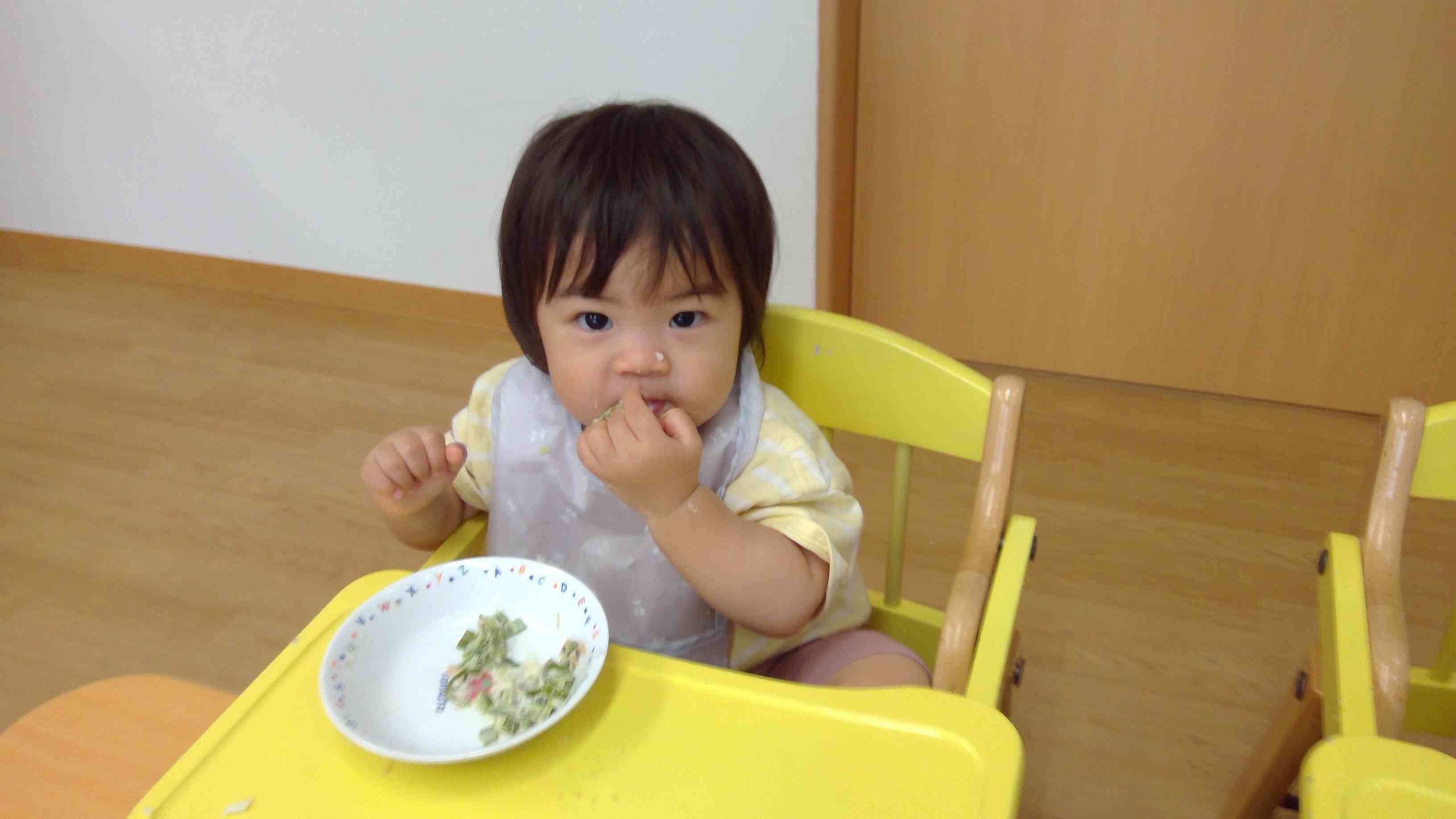完了食デビューしたよ！