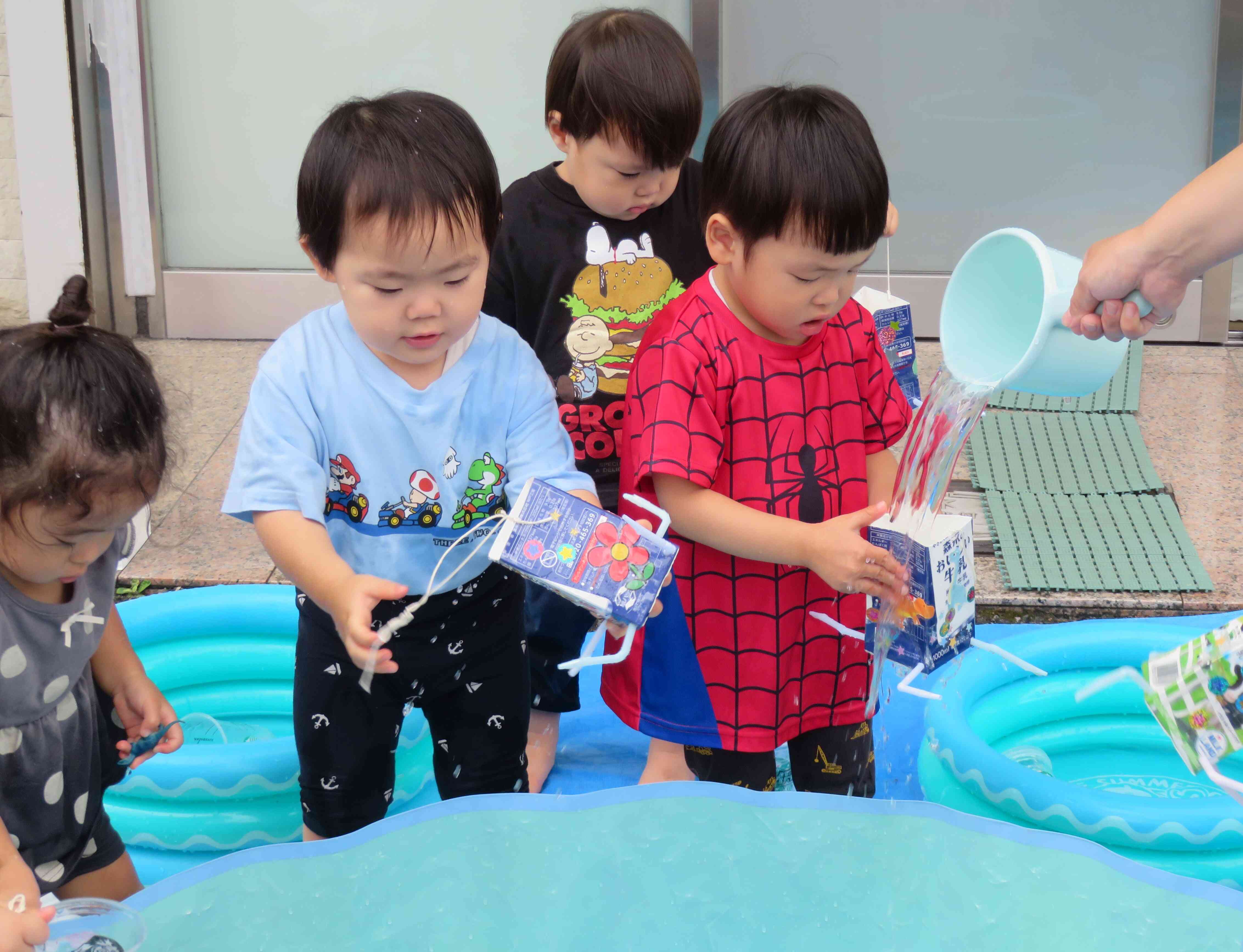 手作り水遊びのおもちゃ☆