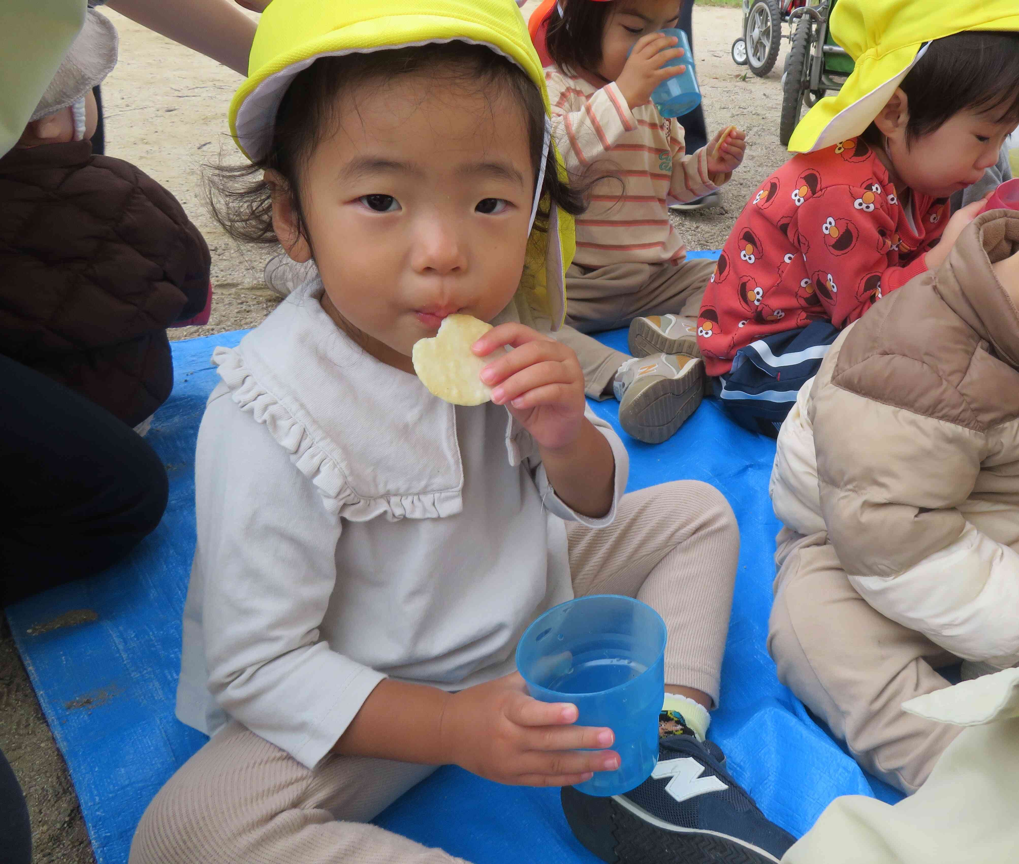 おやつも食べたよ