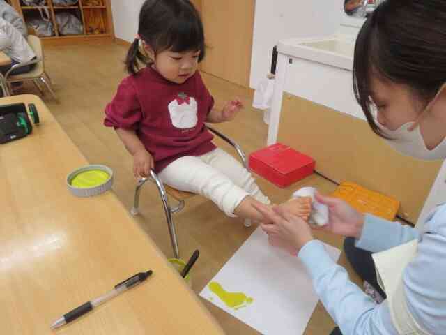 足型ベルを作ったよ⭐︎【１歳児あひる組】