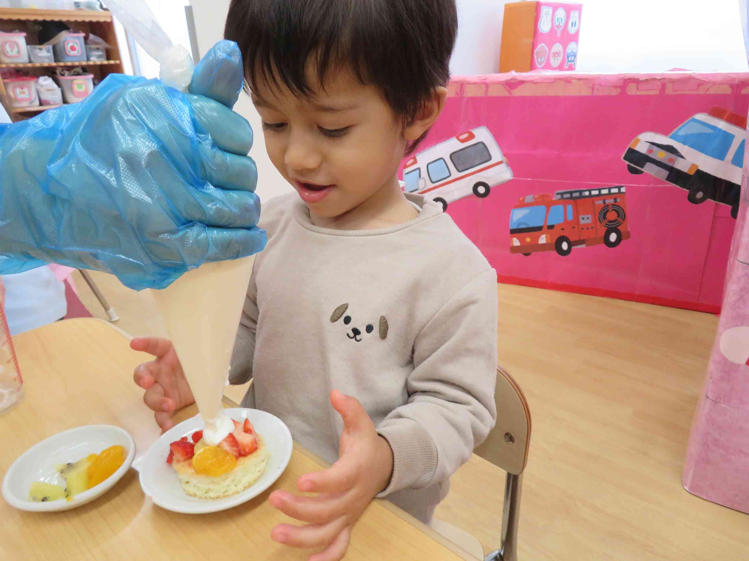 クリスマスケーキ作り