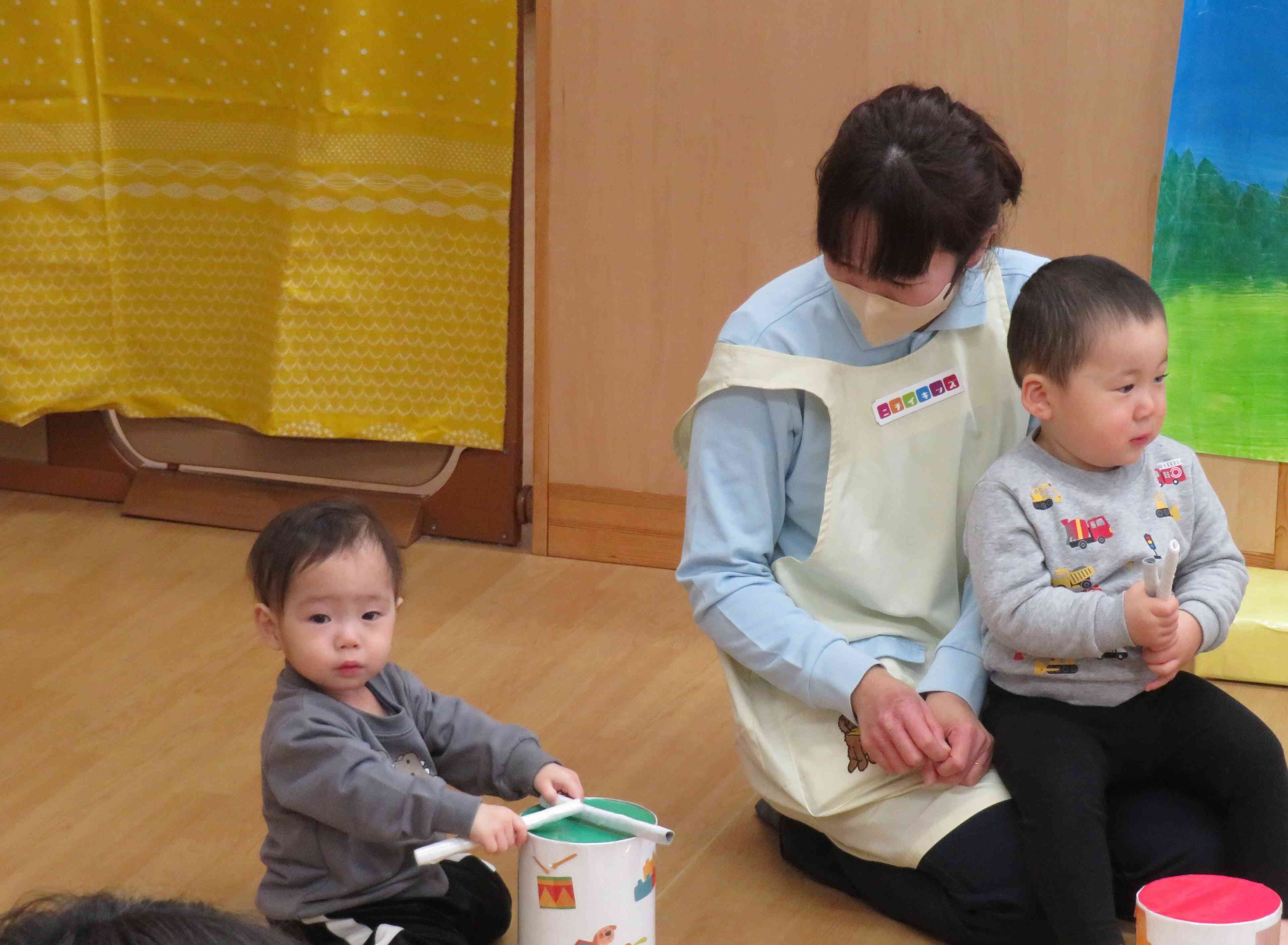 たいこで合奏したよ♪