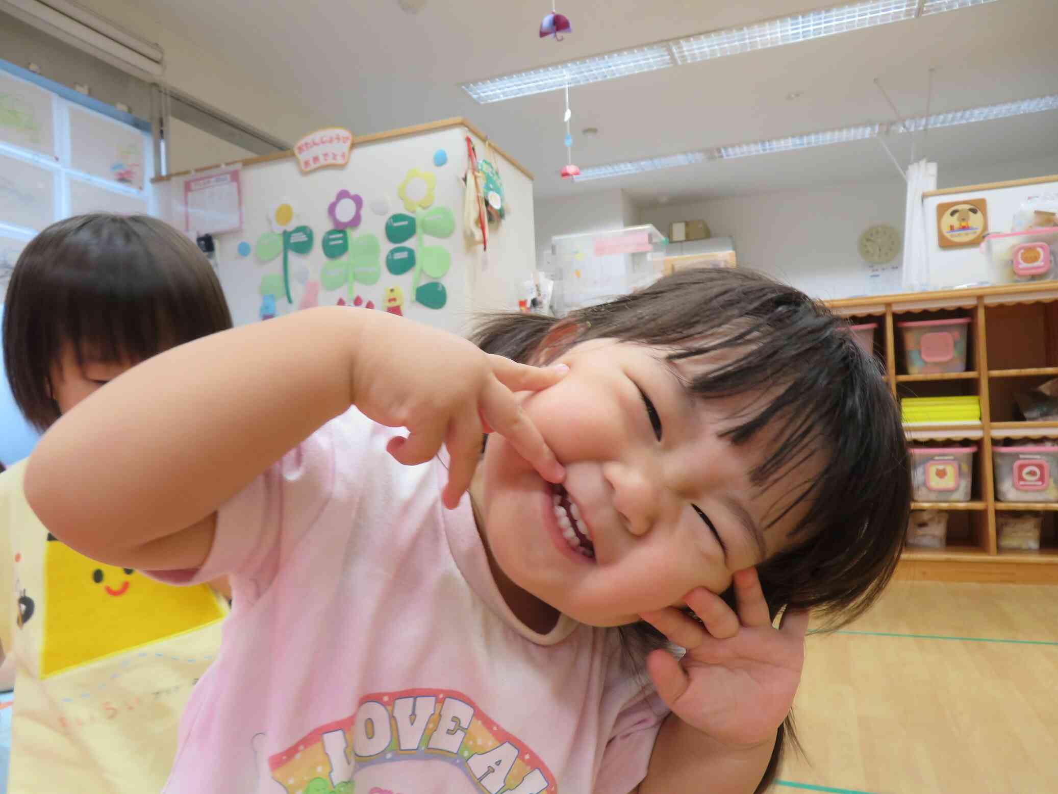 私も～
