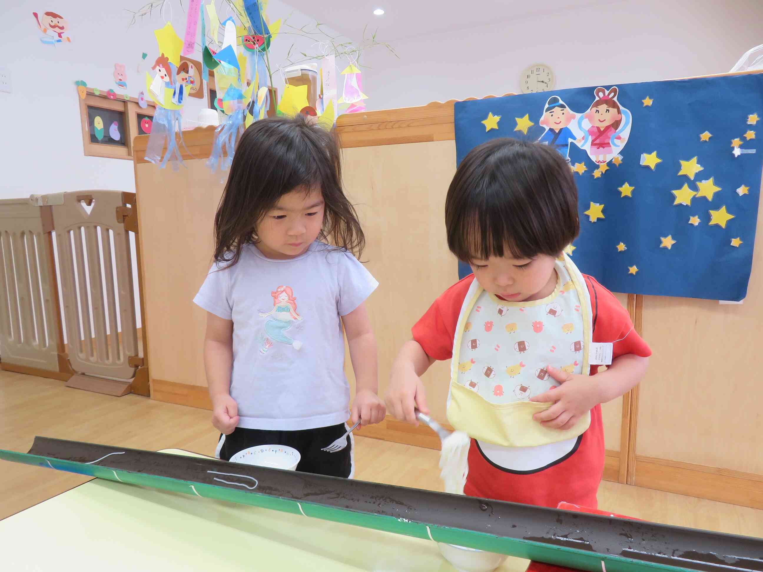 食育★流しそうめん☆