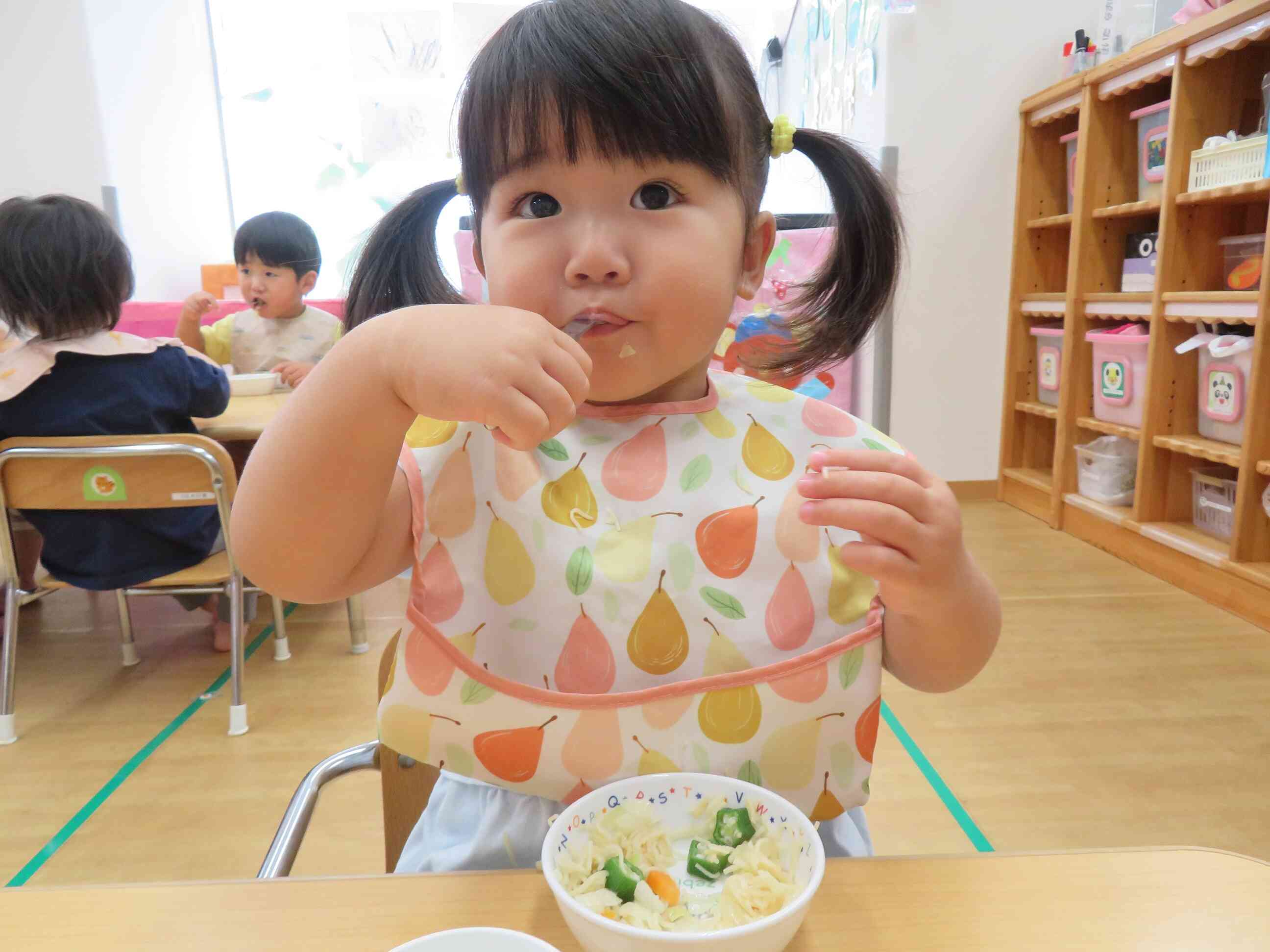 おやつはそうめんチャンプル！