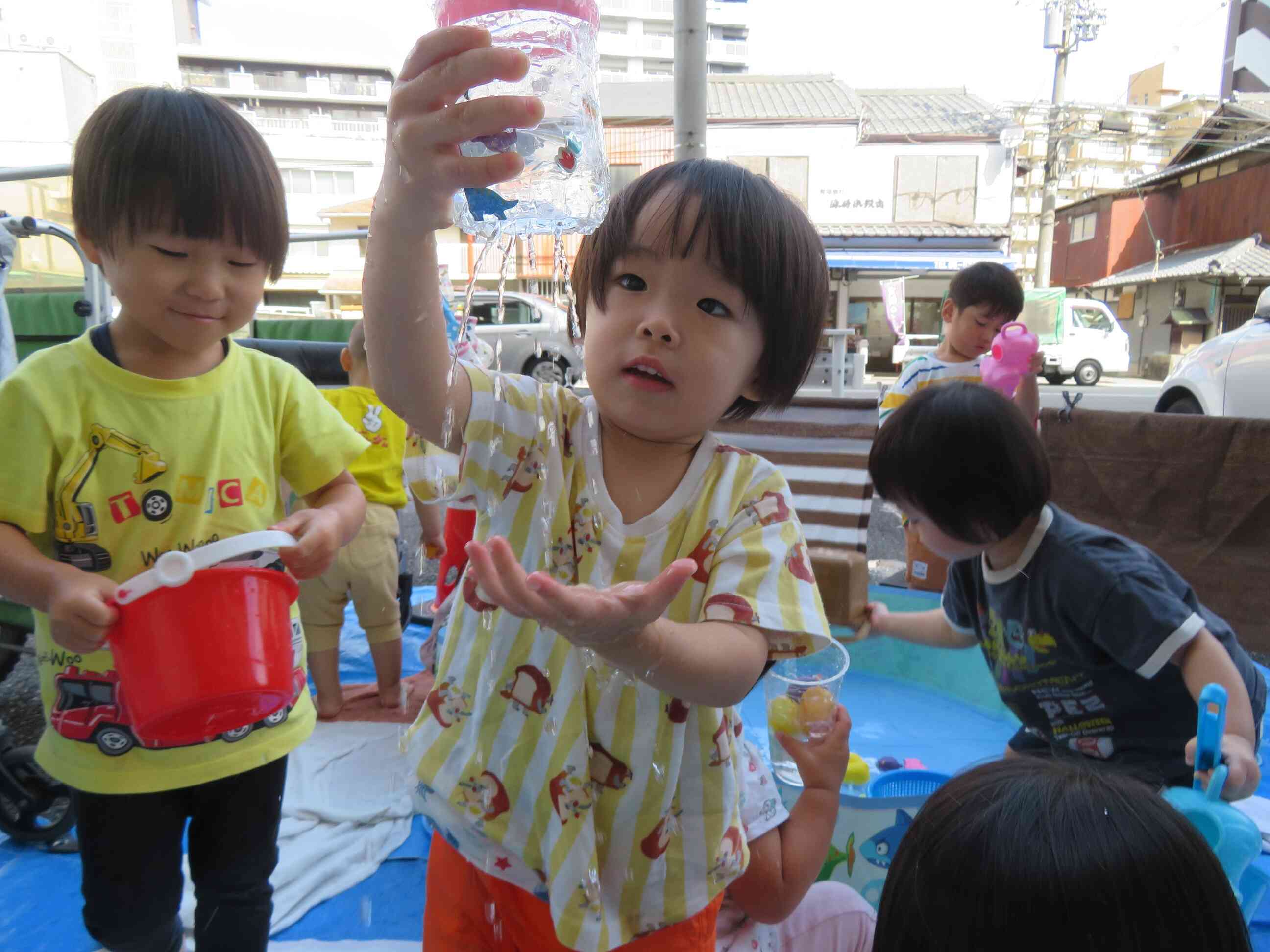 水遊び納め(１・２歳児)