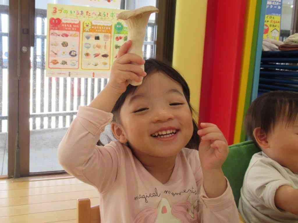 エリンギの傘だよ!