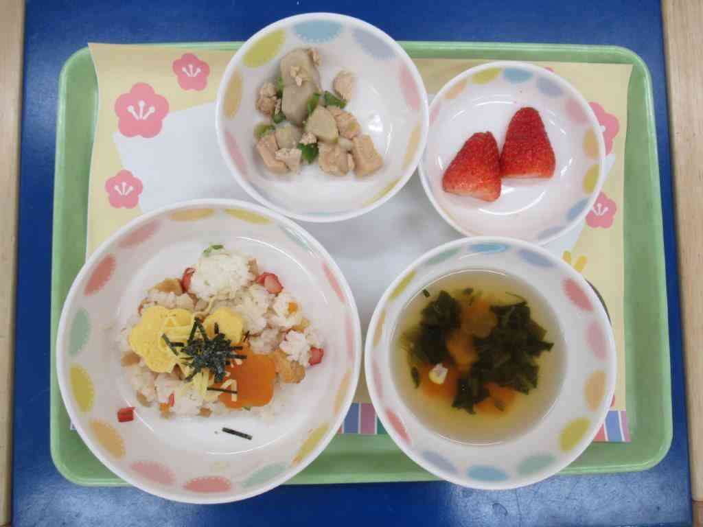 ひなまつりお楽しみ給食（２０２６年）
