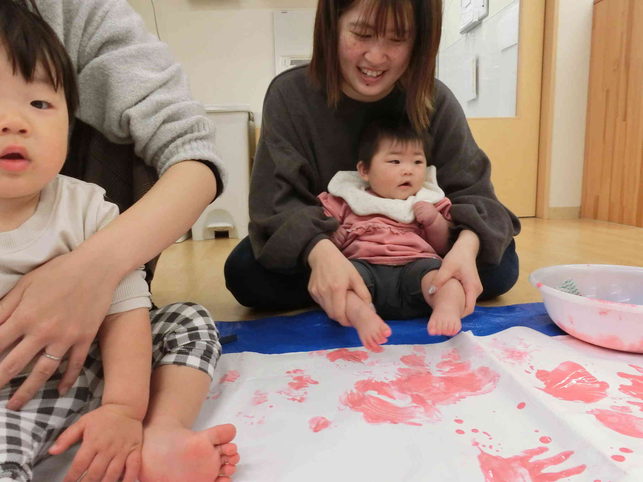 足に付けたよ～♡