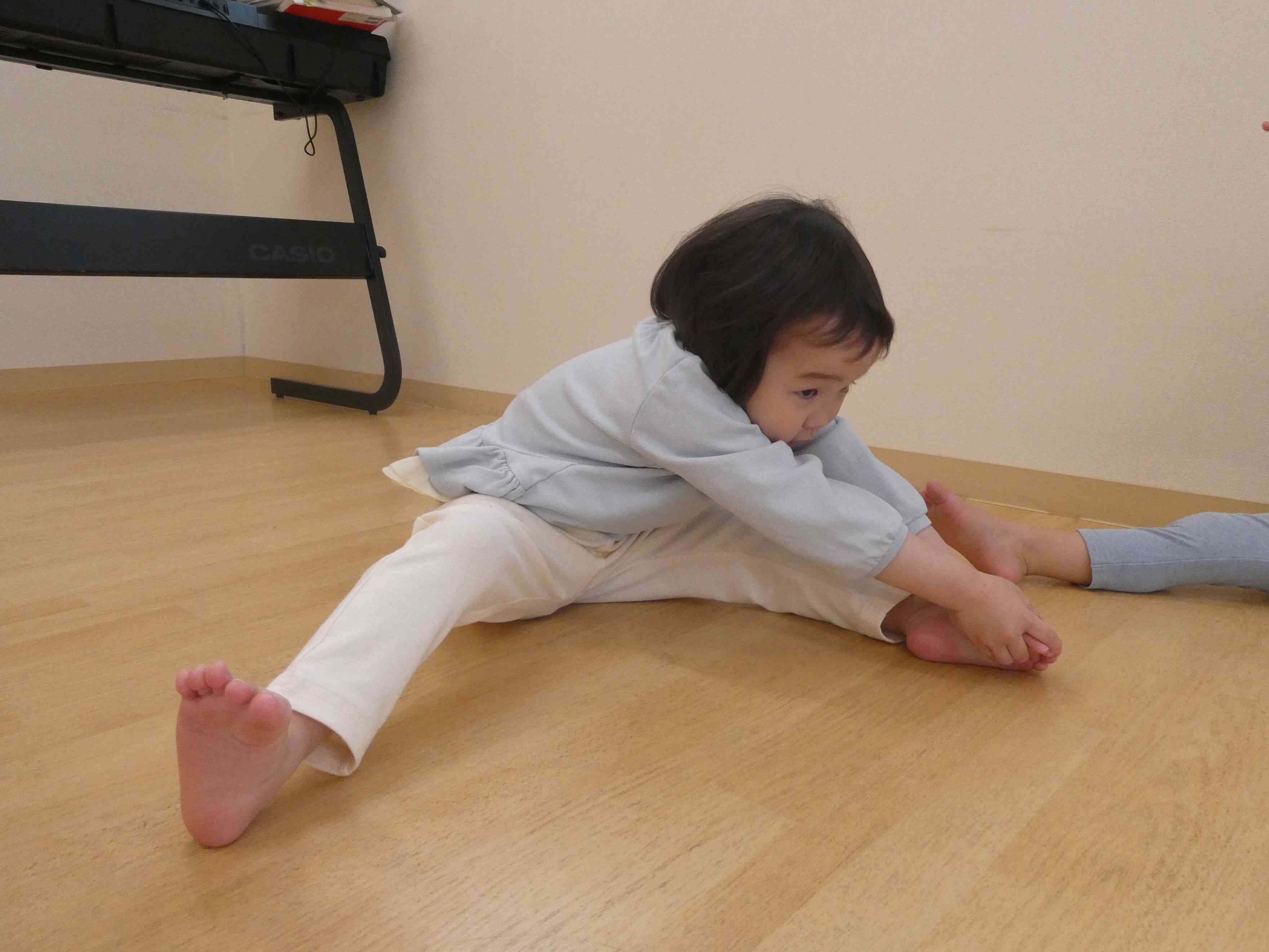 体を動かす前にはストレッチも忘れずにね！