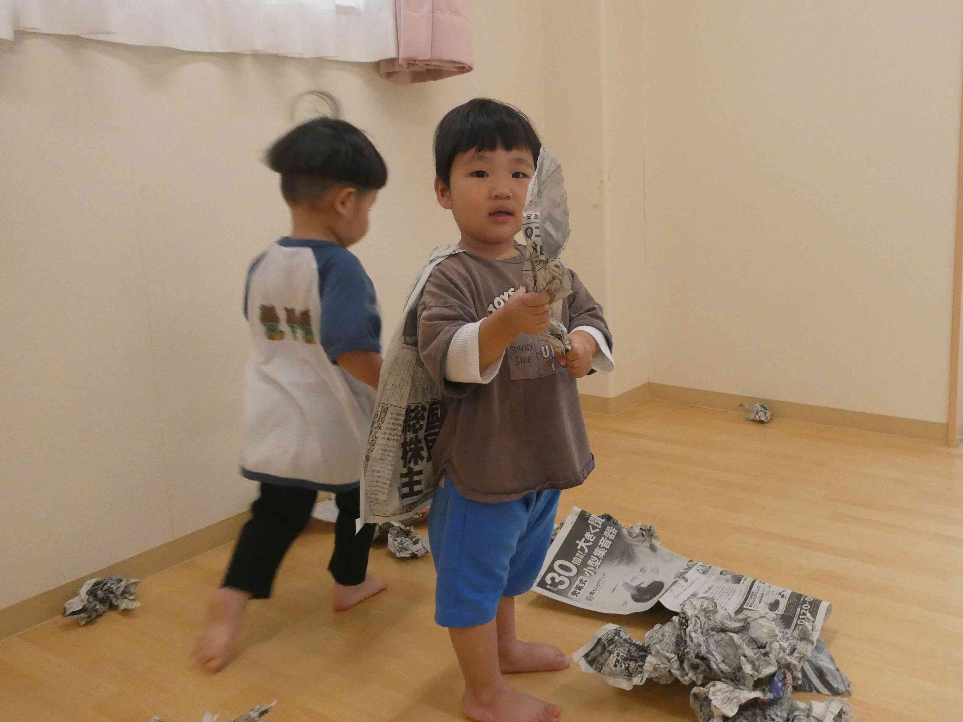 ぼくの剣もカッコいいでしょ☆