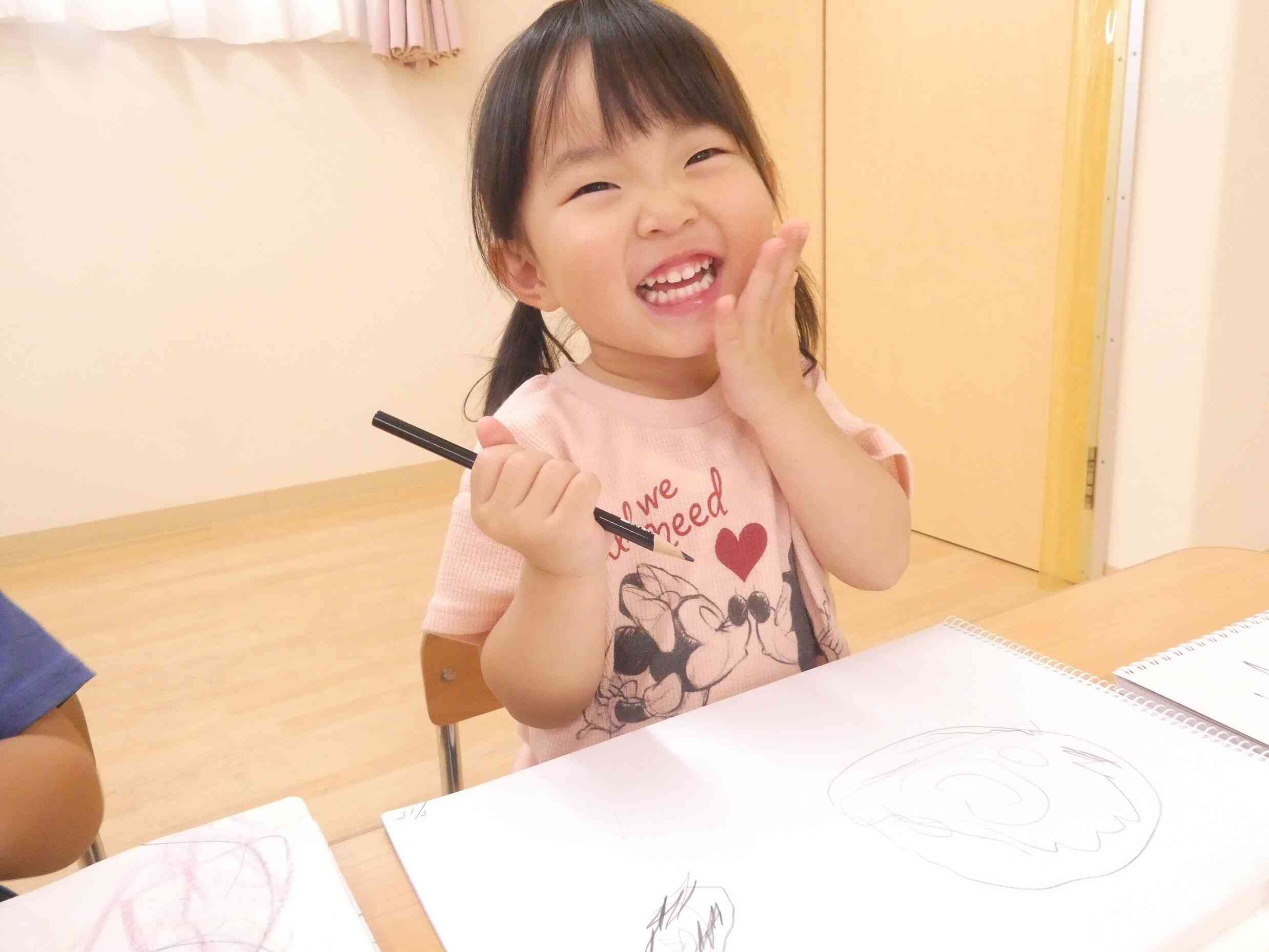 うさぎ組　何描くの～？