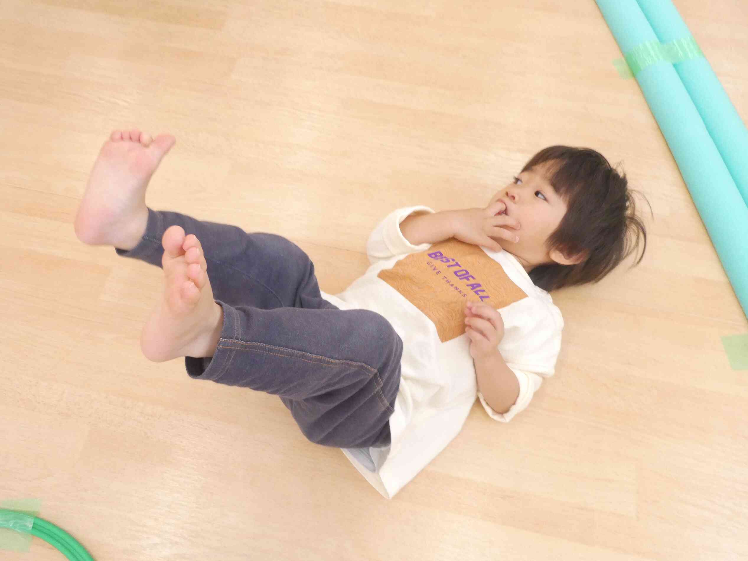 休憩、ごろ～ん