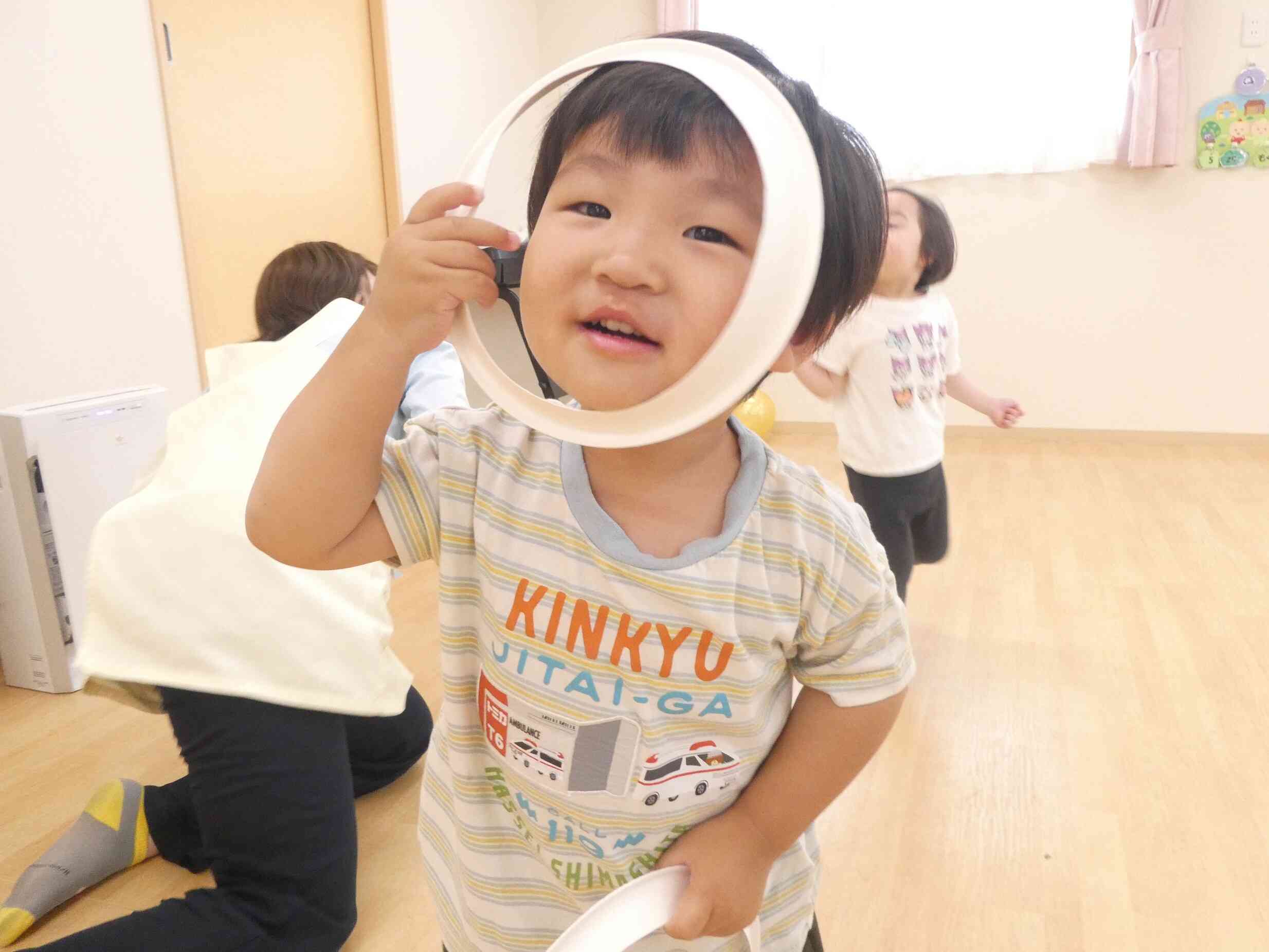 お顔が出てきたよ♪