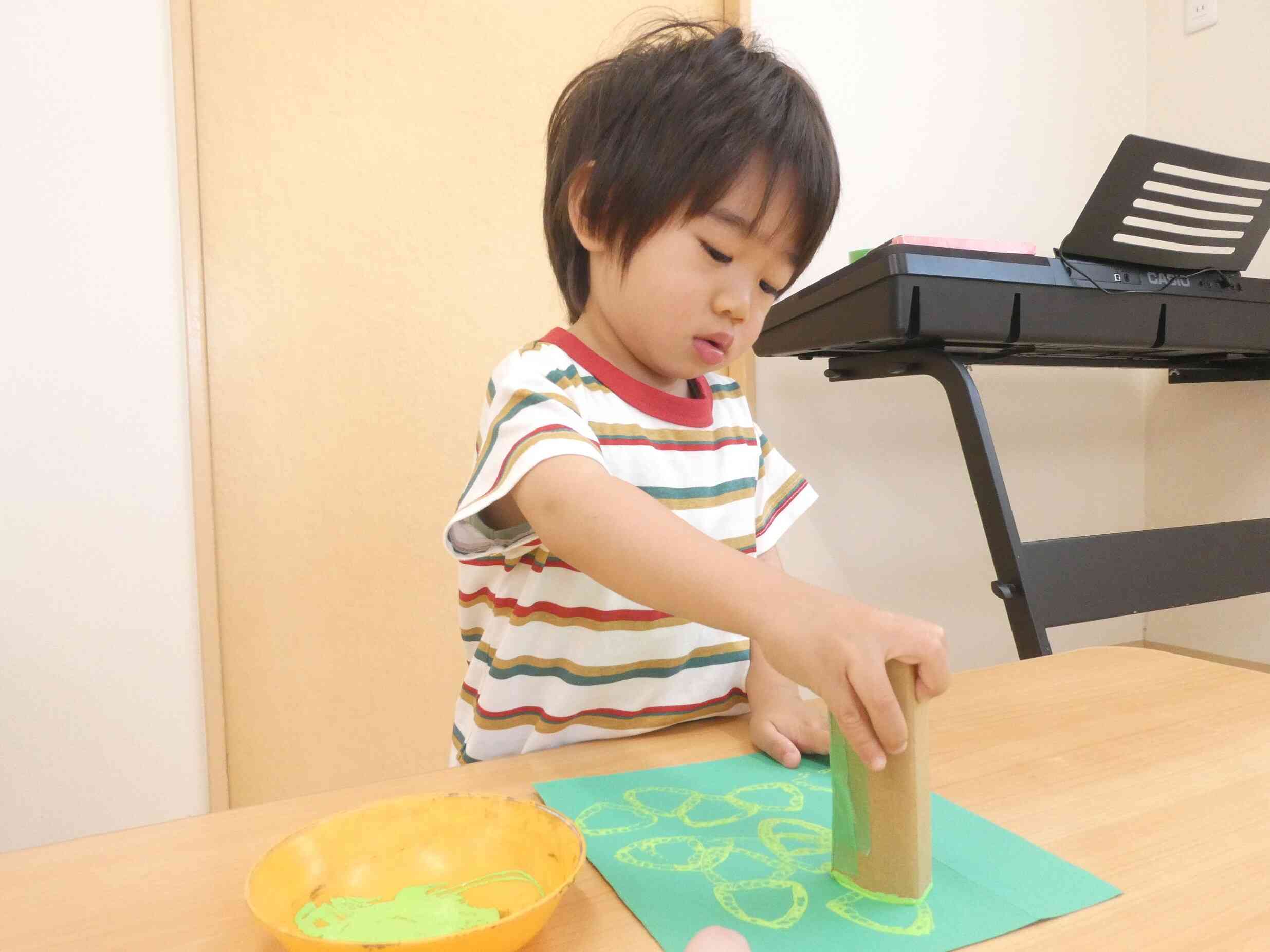 かわいい模様ができたね☆