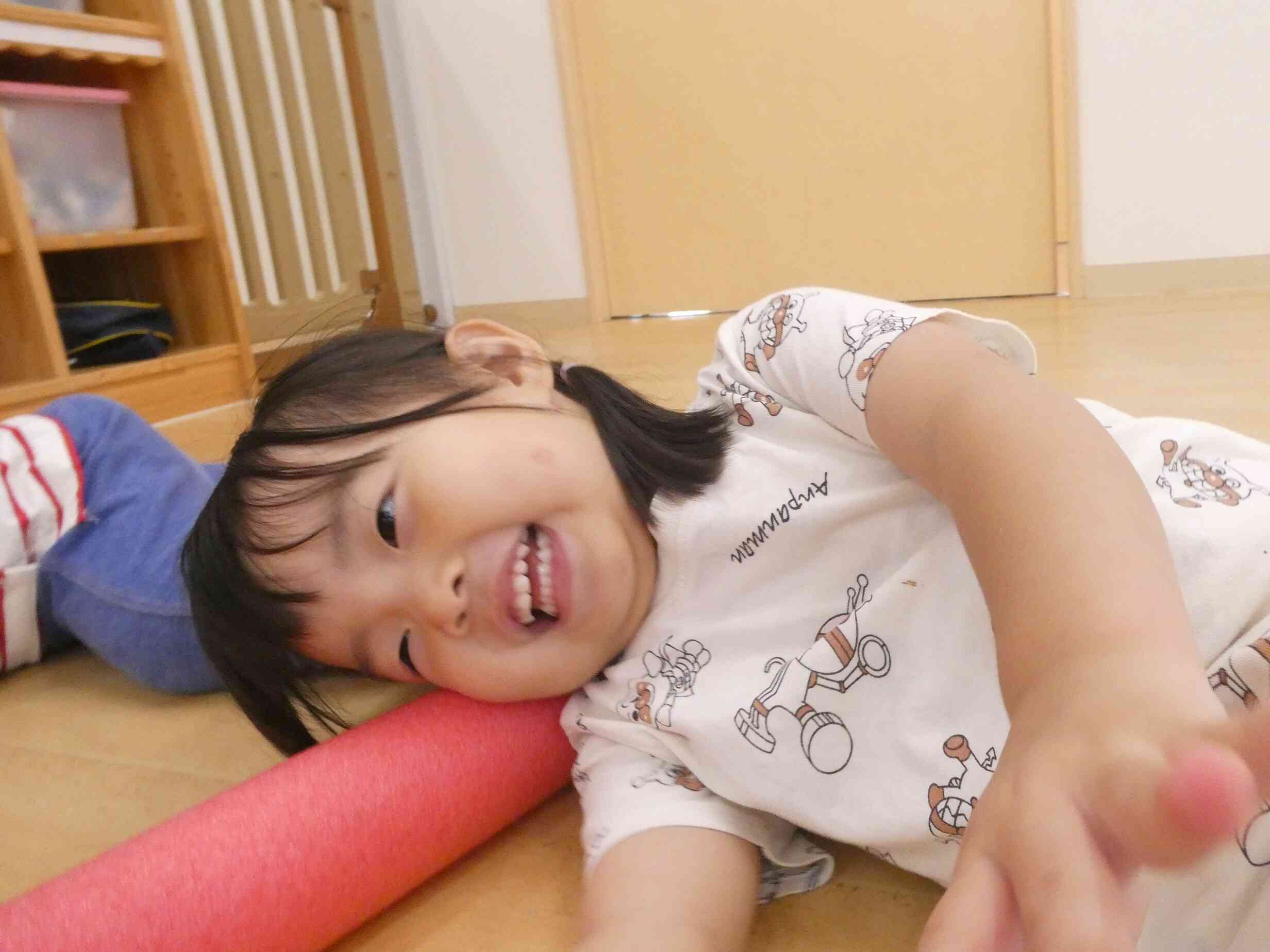 枕にして、横になったよ