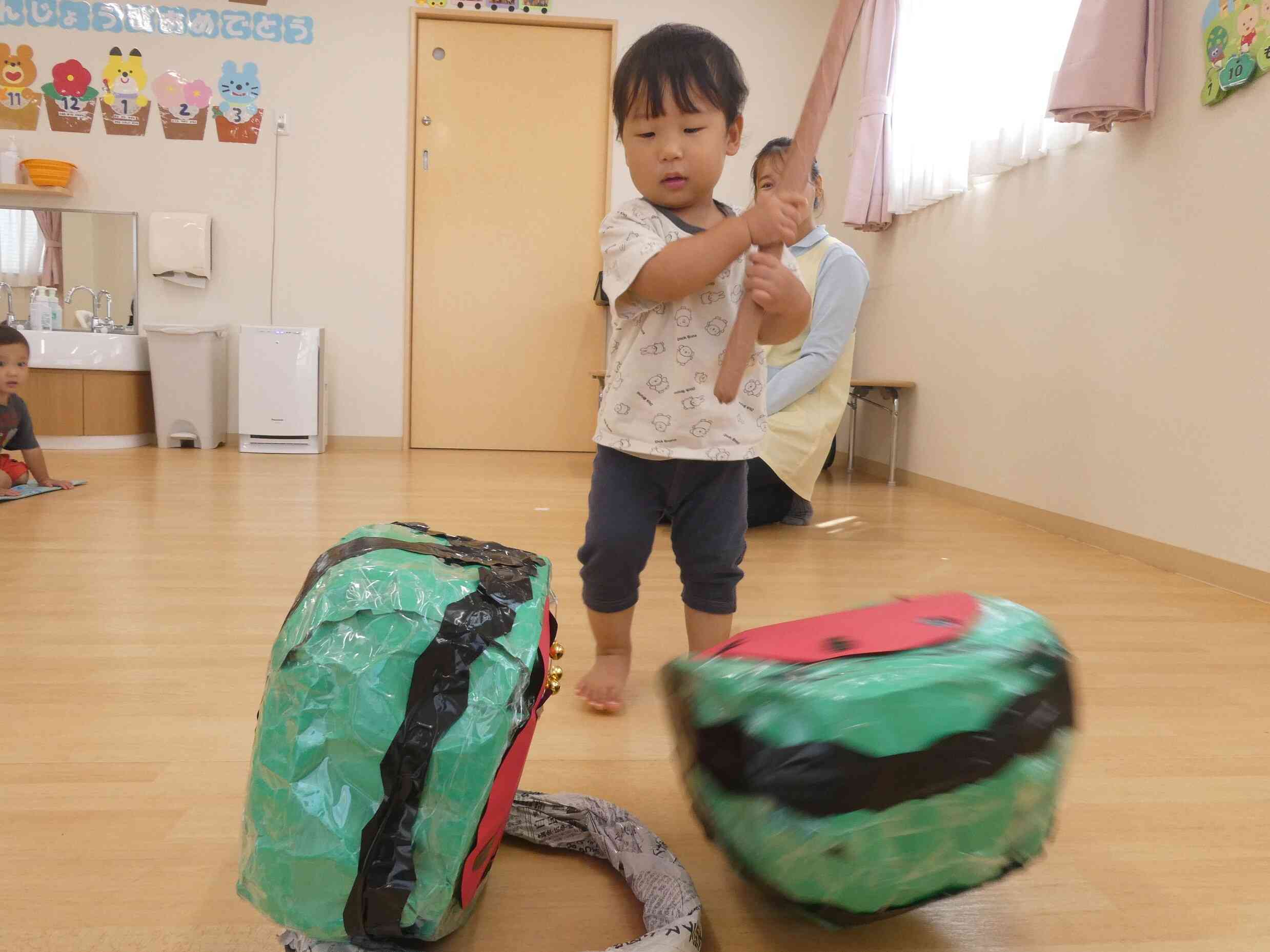 食育　【すいか割り】☆