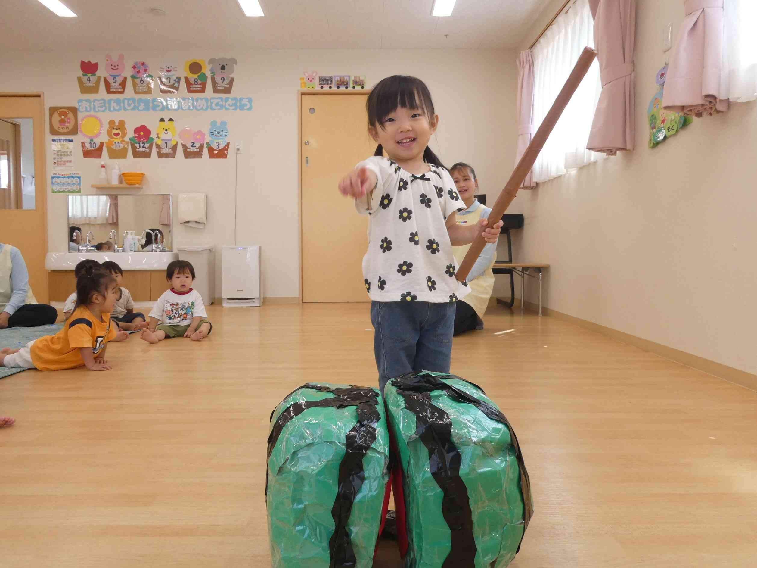 先生、行くよー！！