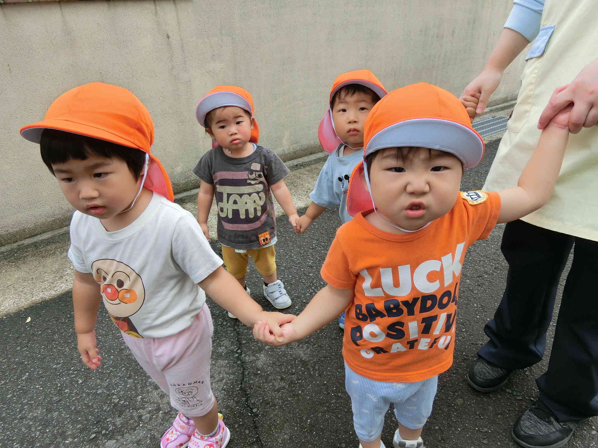 あひる組　久しぶりのお外♪