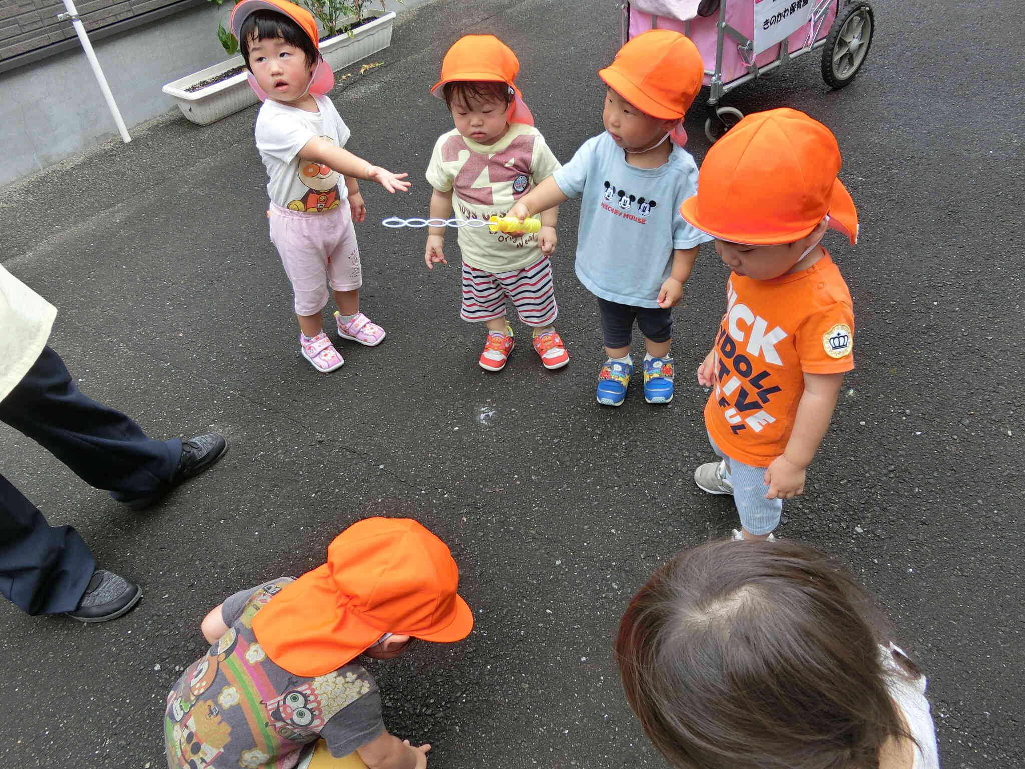 保育園に帰って来てからは…