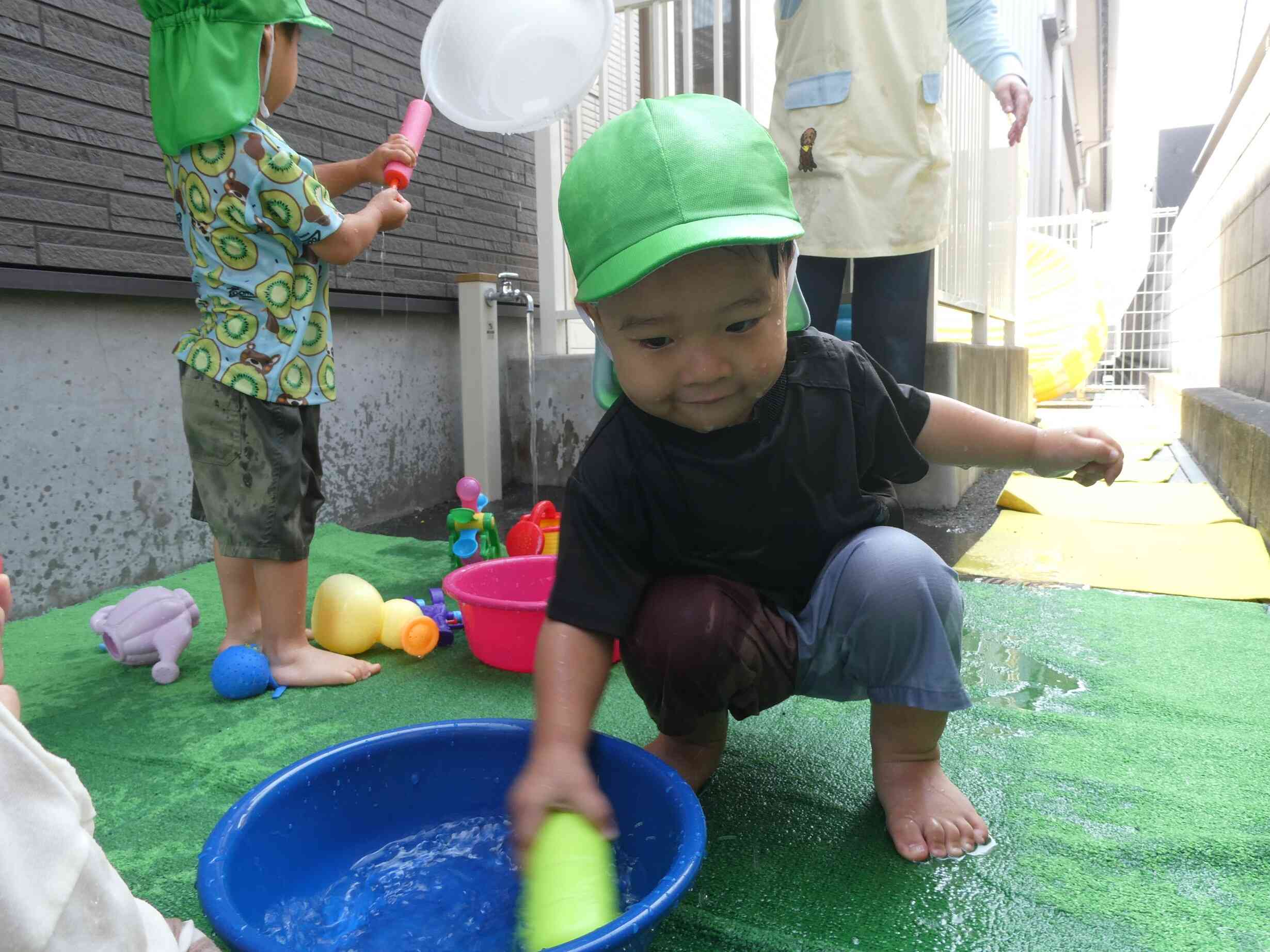 お水を汲んで♥
