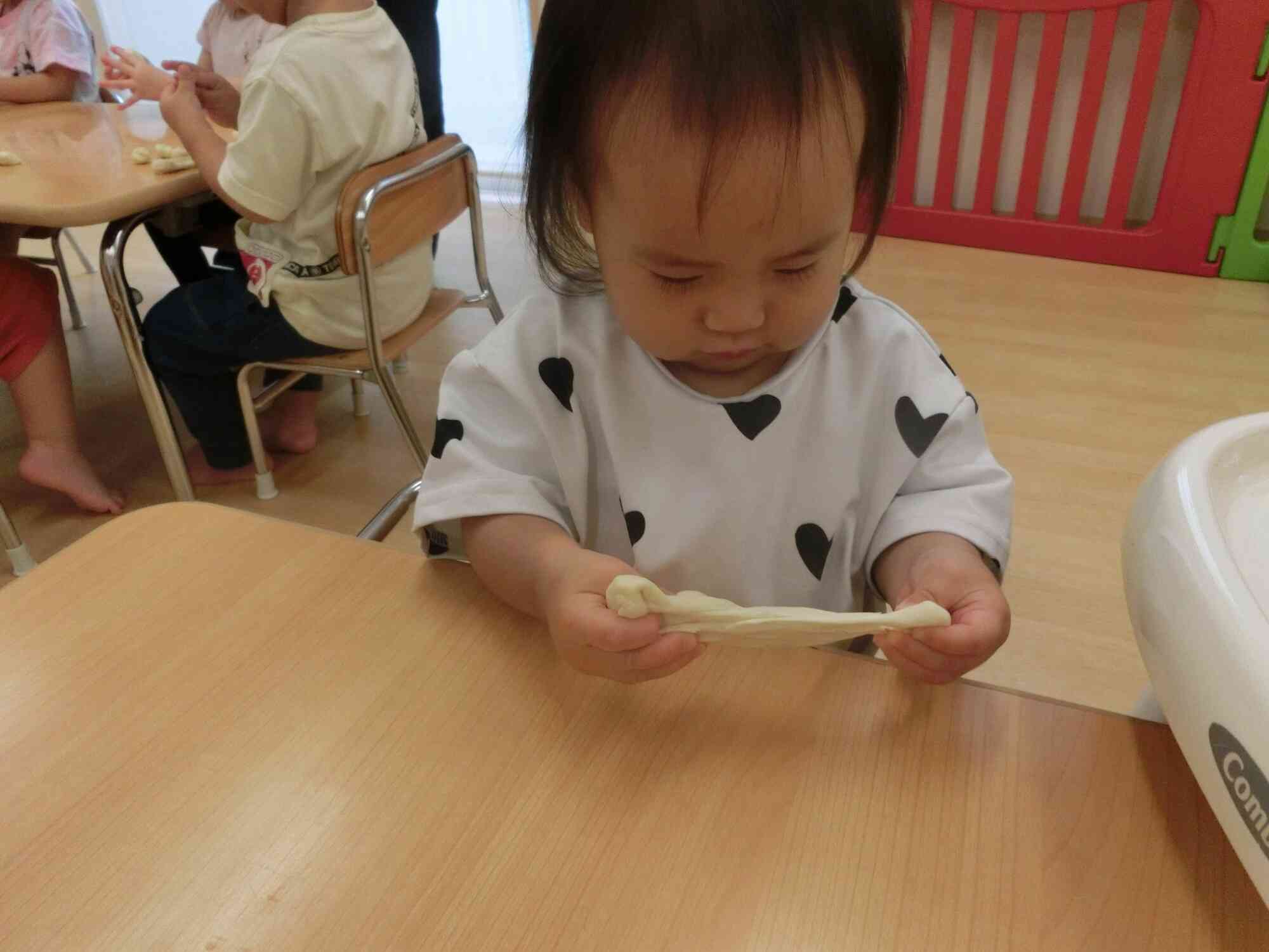 お団子伸びるよ♪